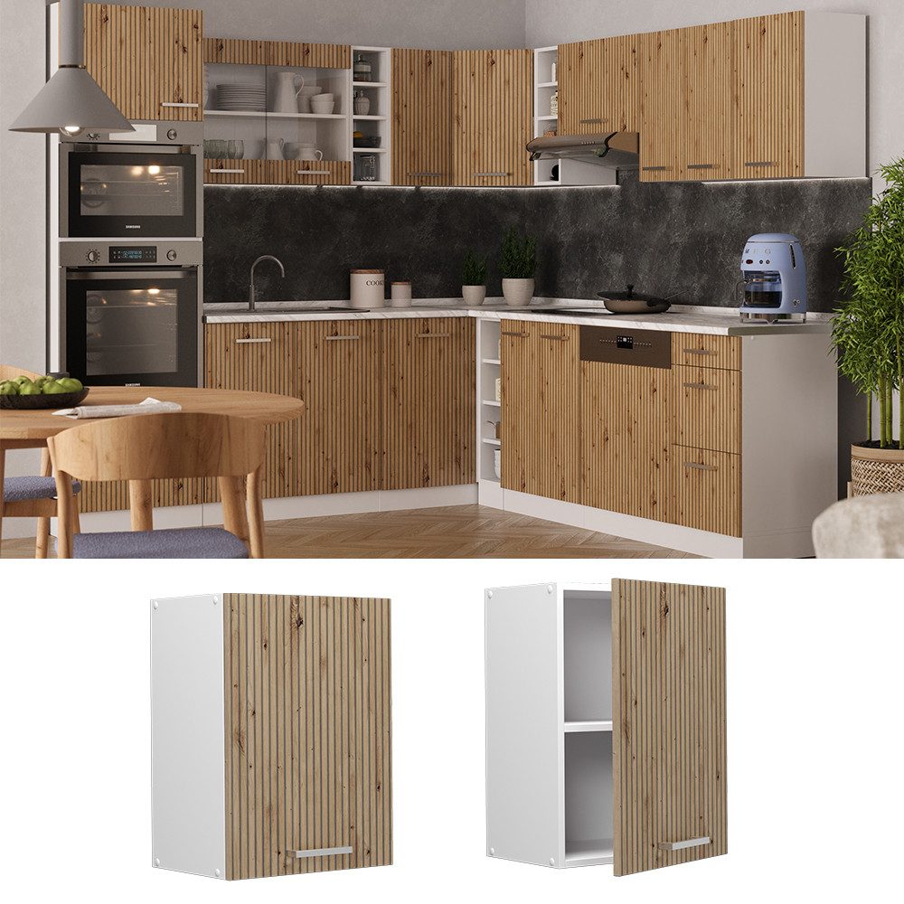 Vicco Hängeschrank R-Line, Artisan-Eiche/Weiß, 45 cm günstig online kaufen