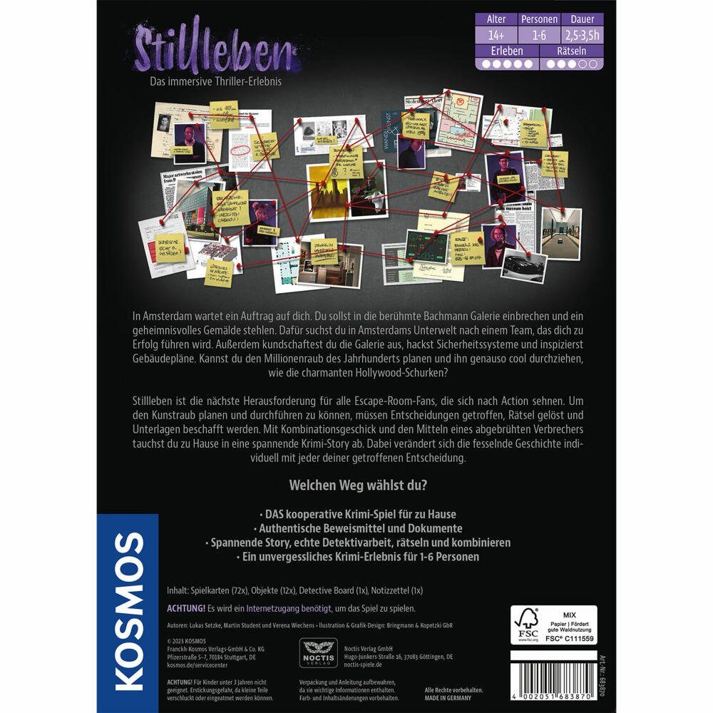 Kosmos Spiel Masters of crime - Stillleben
