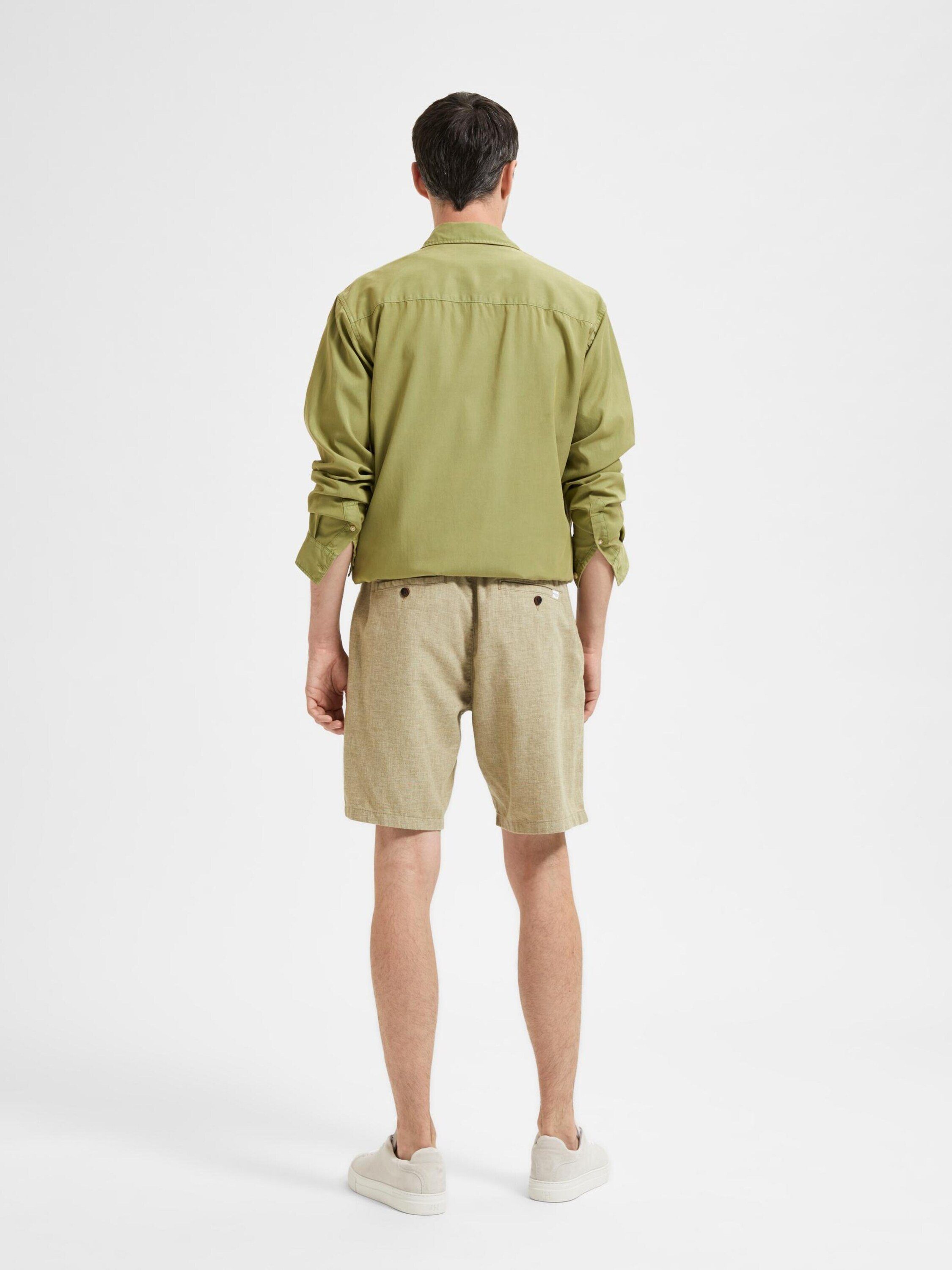 SELECTED 16087638 Brody Sporthose OATMEAL HOMME W. (1-tlg) MIXED Olive Branch