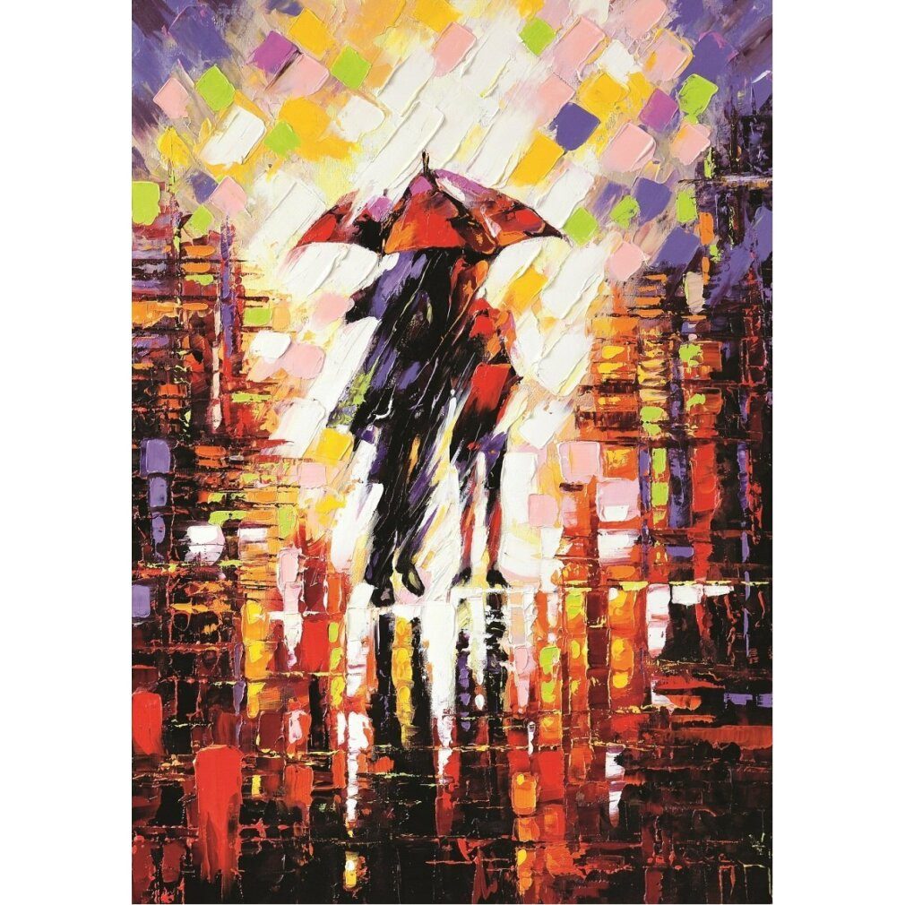 ART PUZZLE Puzzle Puzzle Liebe unter dem Regenschirm 500 Teile, Puzzleteile