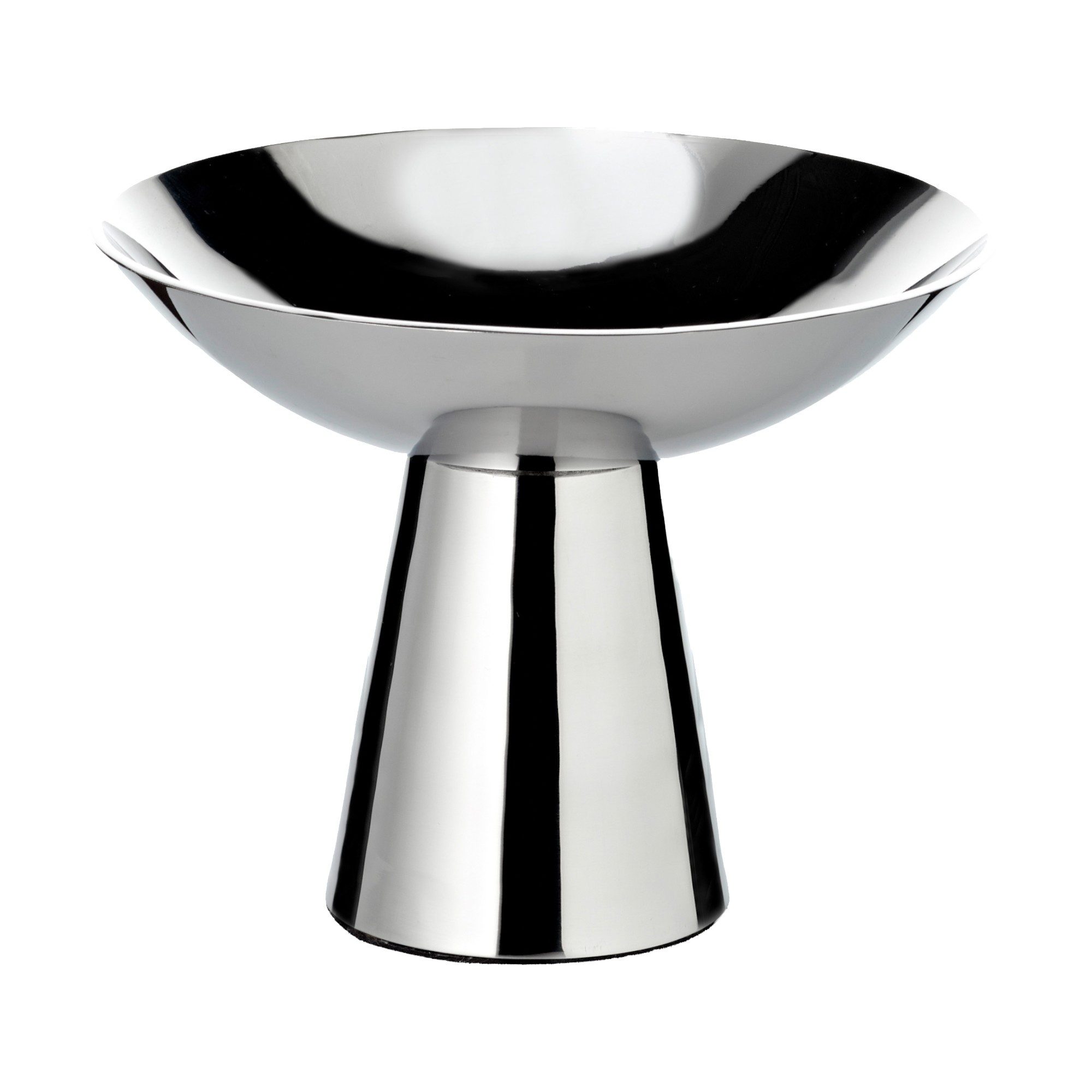 EDZARD Dekoschale Malibu, (13,5 cm, H 11 cm), Edelstahl, hochglanzpoliert