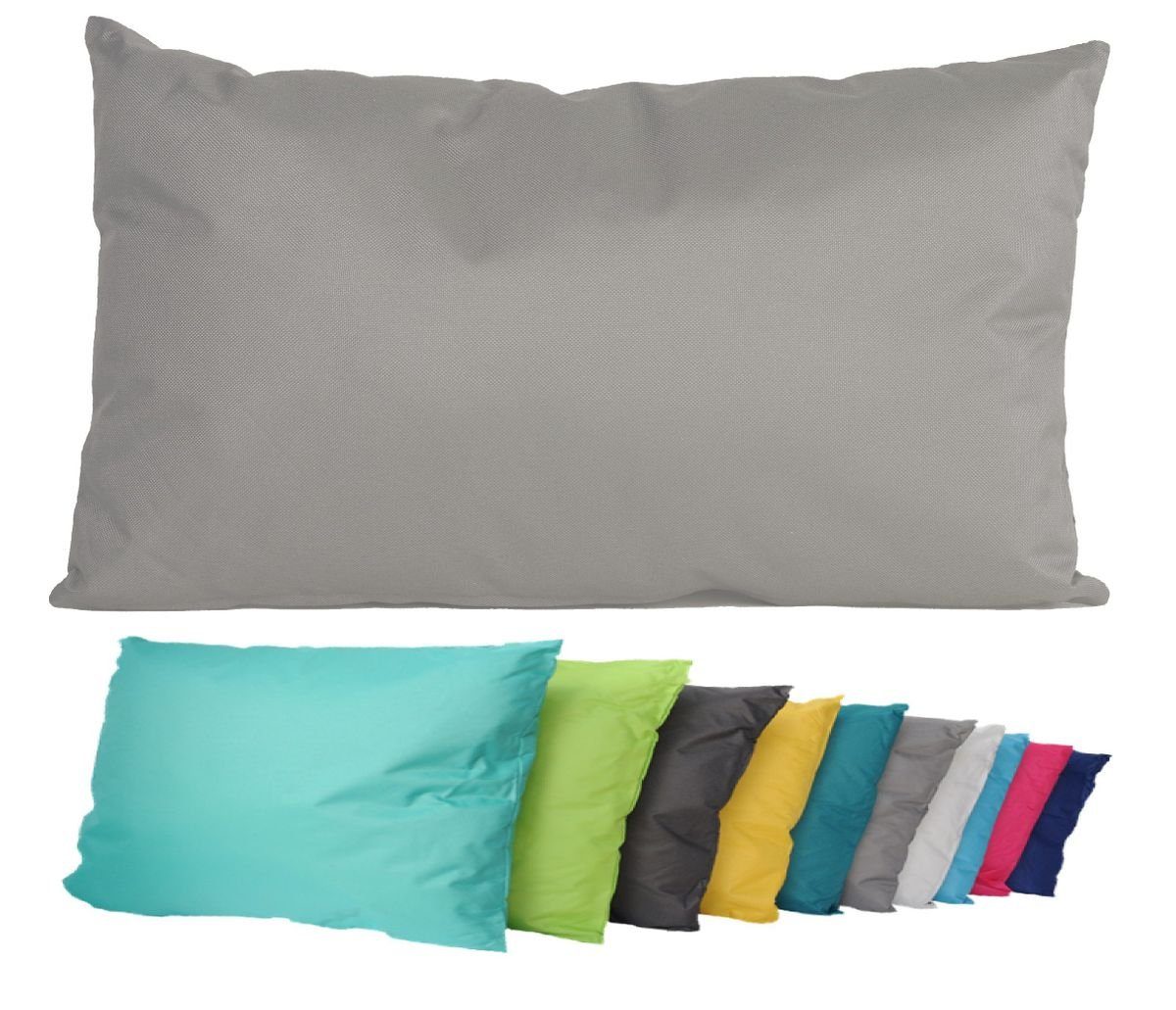 JACK Dekokissen JACK Outdoor Lounge Kissen 30x50cm Dekokissen inkl. Füllung Wasserfest, mit Lotus-Effekt, Robust, Strapazierfähig, für Innen & Außen