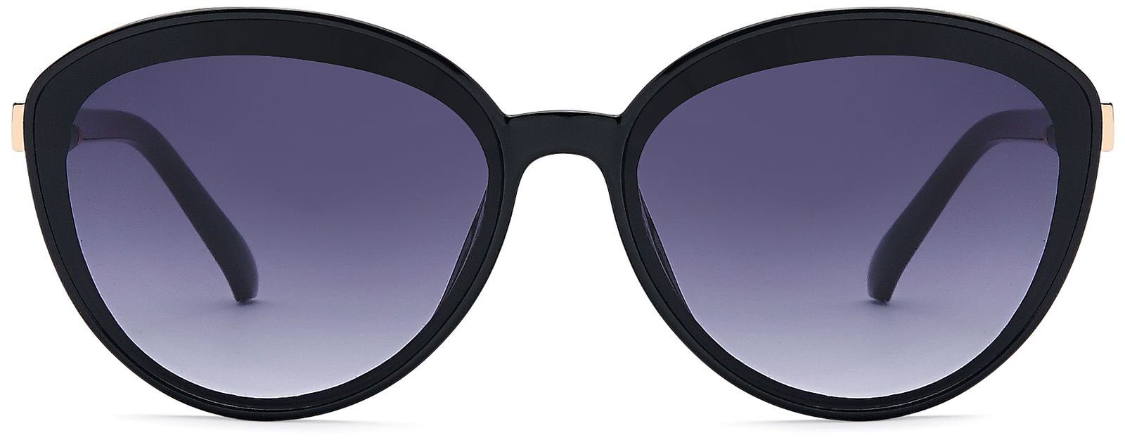 styleBREAKER Sonnenbrille Ovale Sonnenbrille - filigraner Kunststoff Rahmen günstig online kaufen