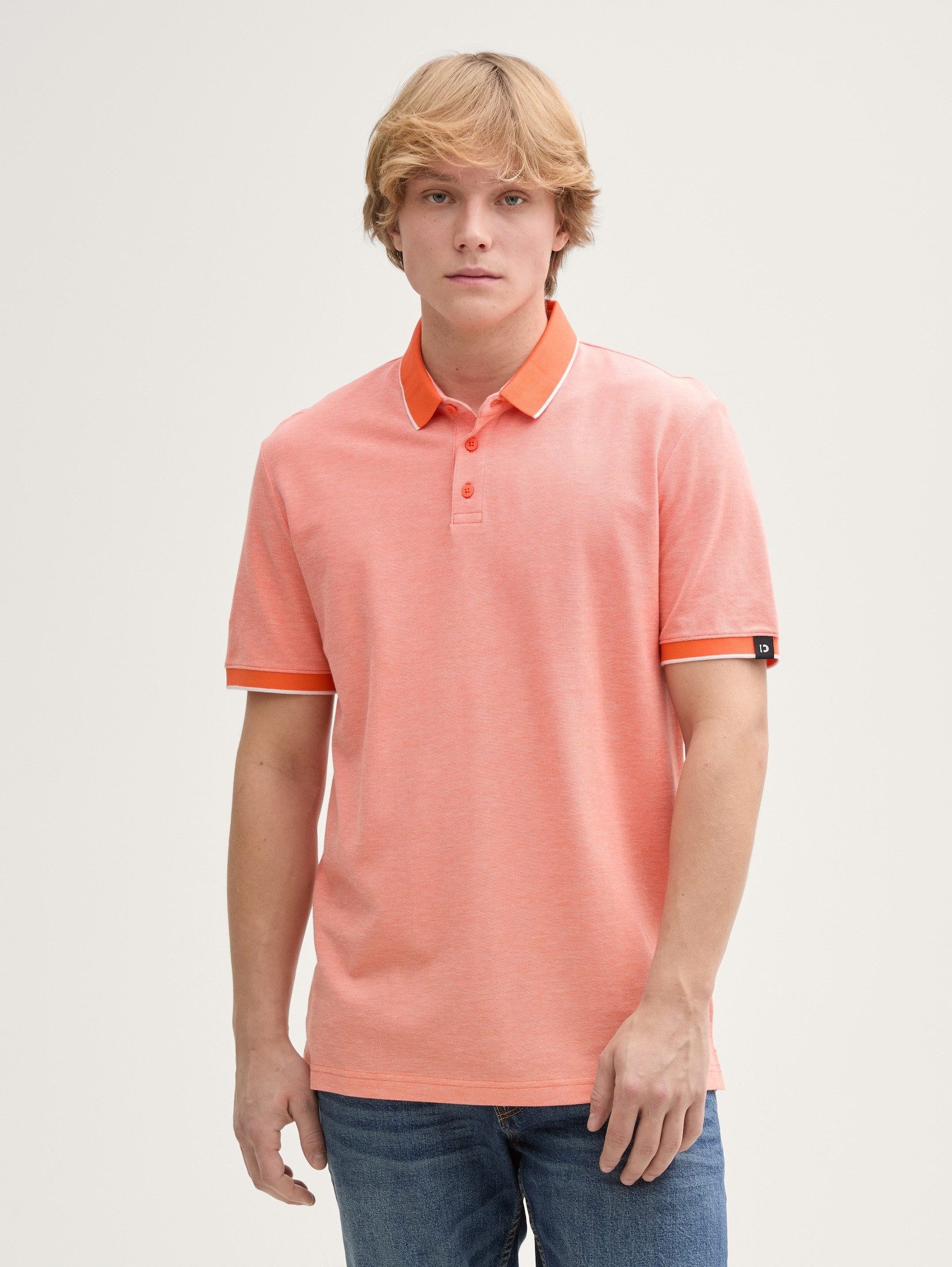 TOM TAILOR Denim Poloshirt Piqué Poloshirt günstig online kaufen