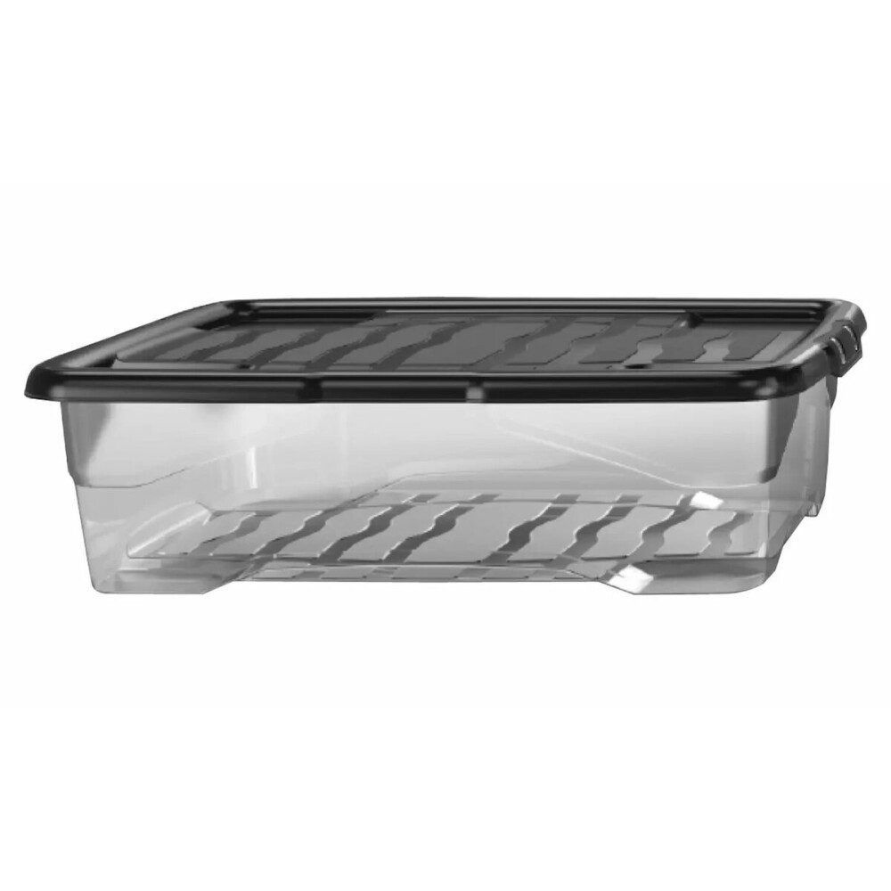 Strata Ablageregal Strata Ablagebox XW201 - transparent/schwarz, 1-tlg.