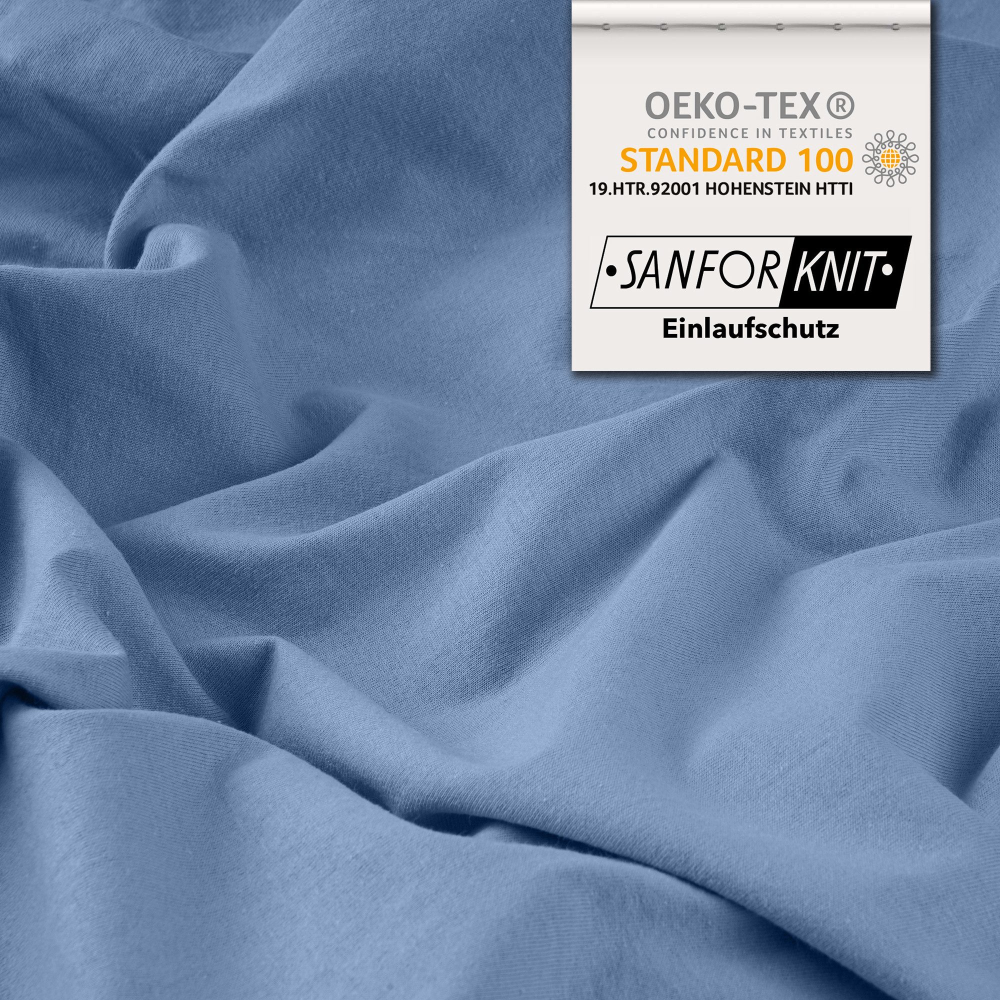 STUDIO Spannbettlaken Basic, viele Größen, 100% gekämmte Baumwolle, OEKO-TE günstig online kaufen