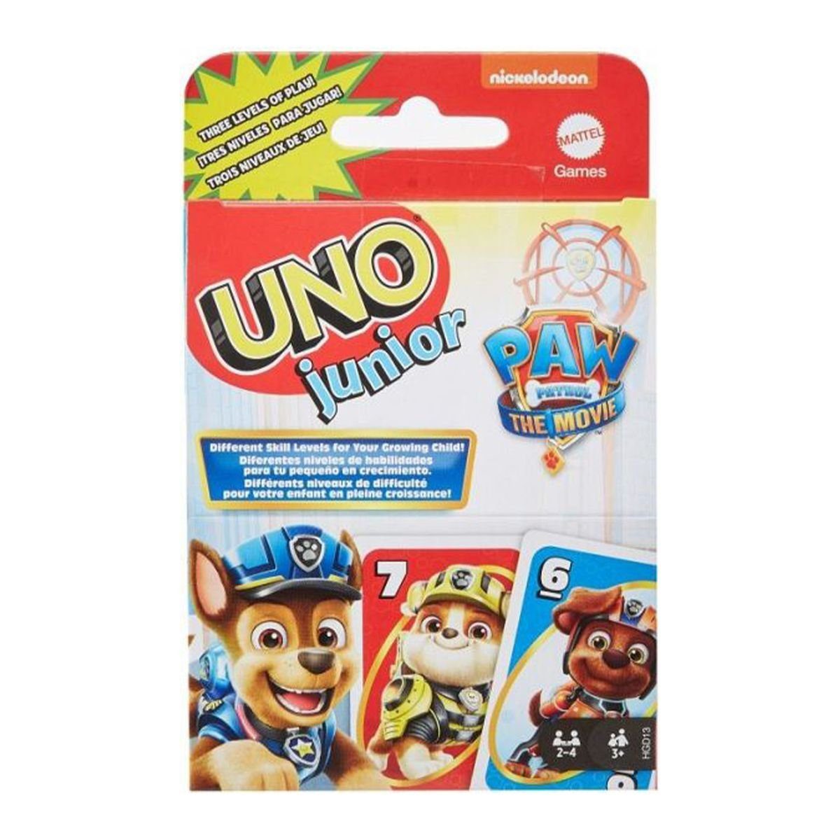 Mattel® Spiel, Mattel HGD13 - Paw Patrol - Kartenspiel, UNO Junior