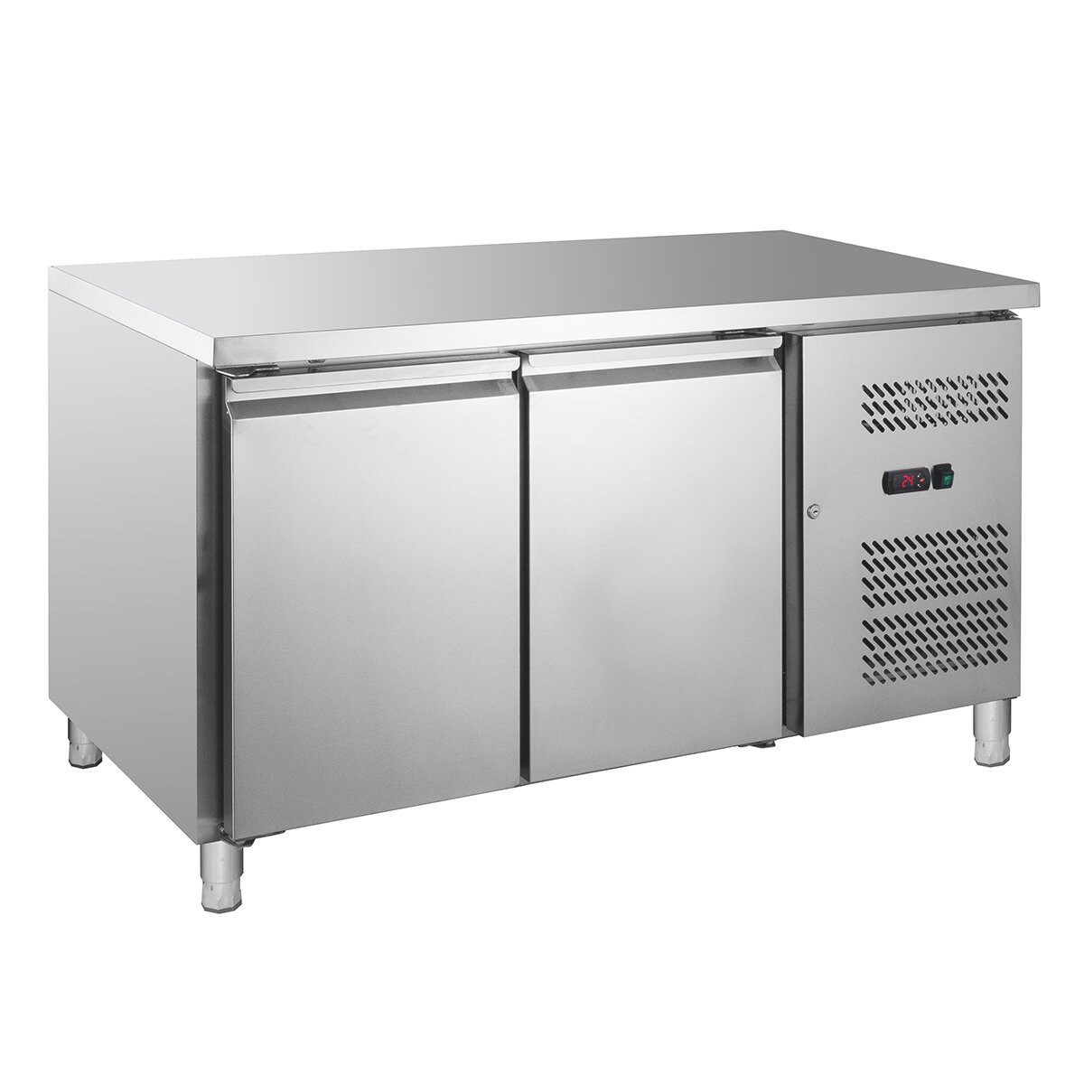 GastroHero Dönergrill Kühltisch ECO 2/0 GN 1/1 Edelstahl 230 V, 275 W