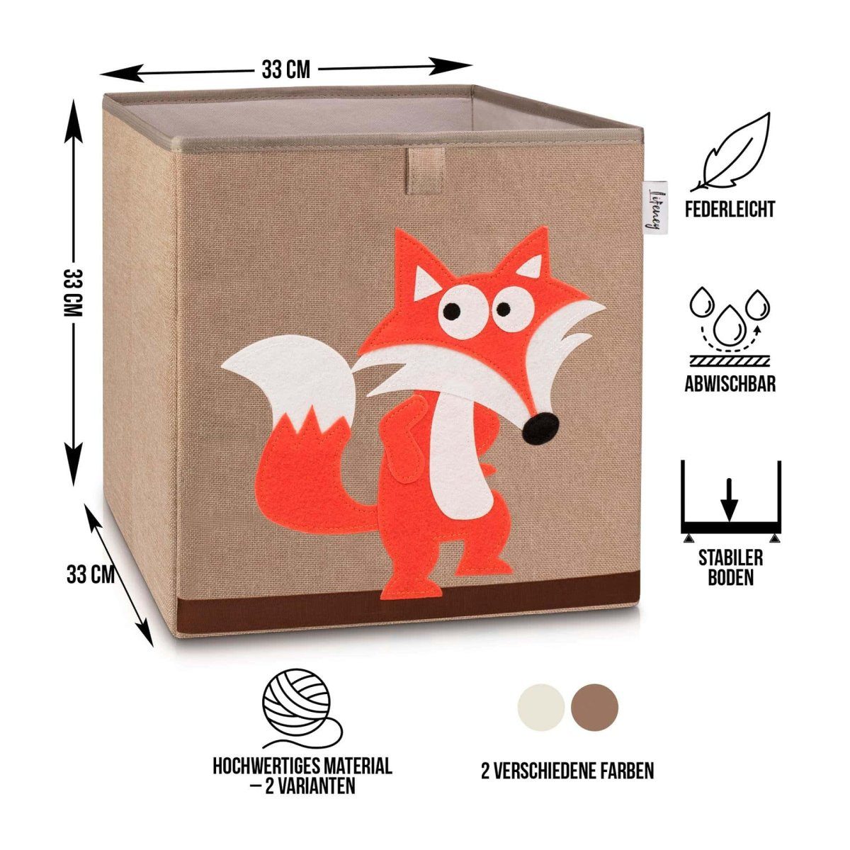 Lifeney Faltbox Aufbewahrungsbox Fuchs günstig online kaufen