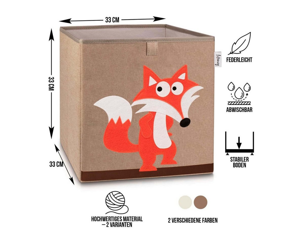Thumbnail - Lifeney Faltbox Aufbewahrungsbox Fuchs