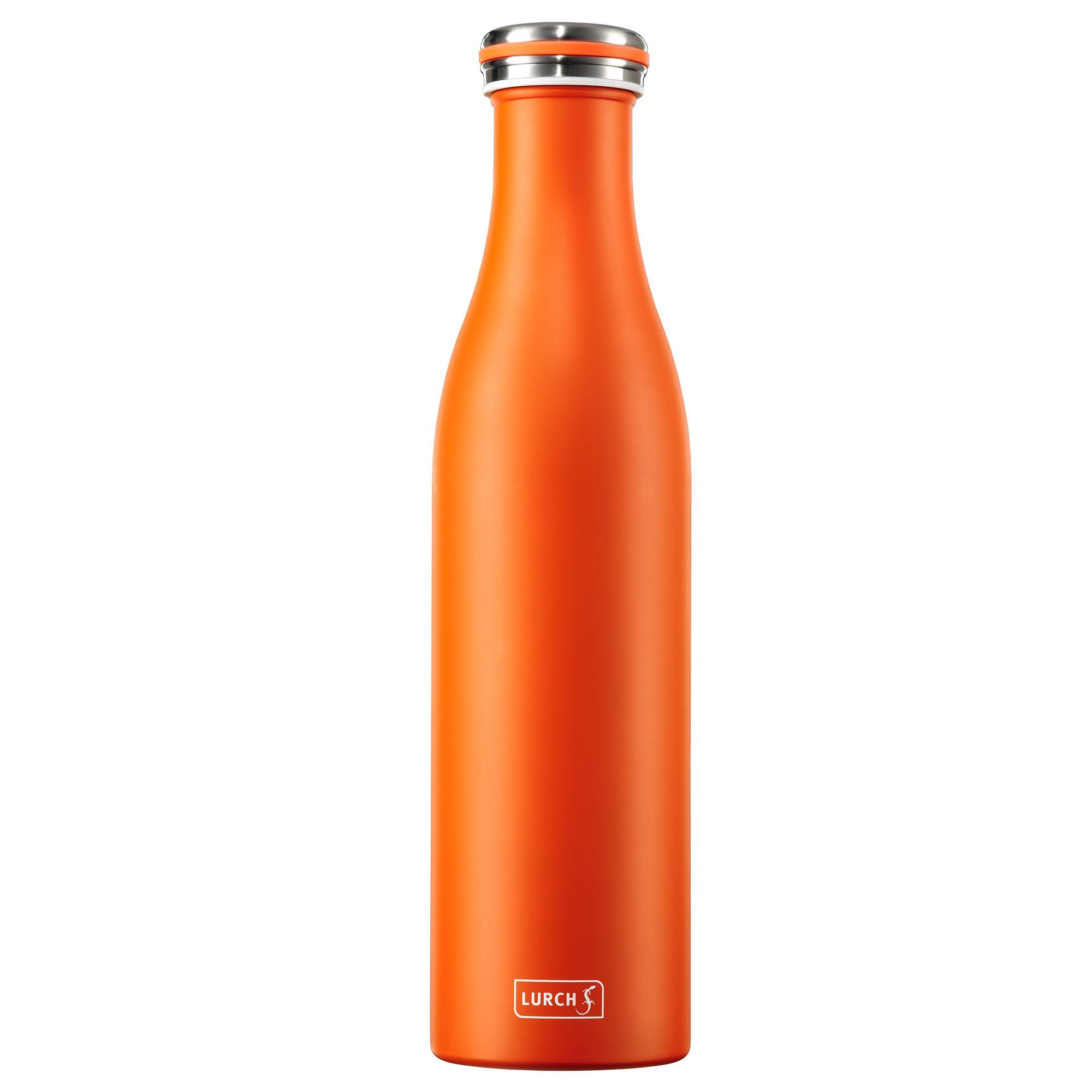 Lurch Isolierflasche Trinkflasche 0,75 Liter Orange