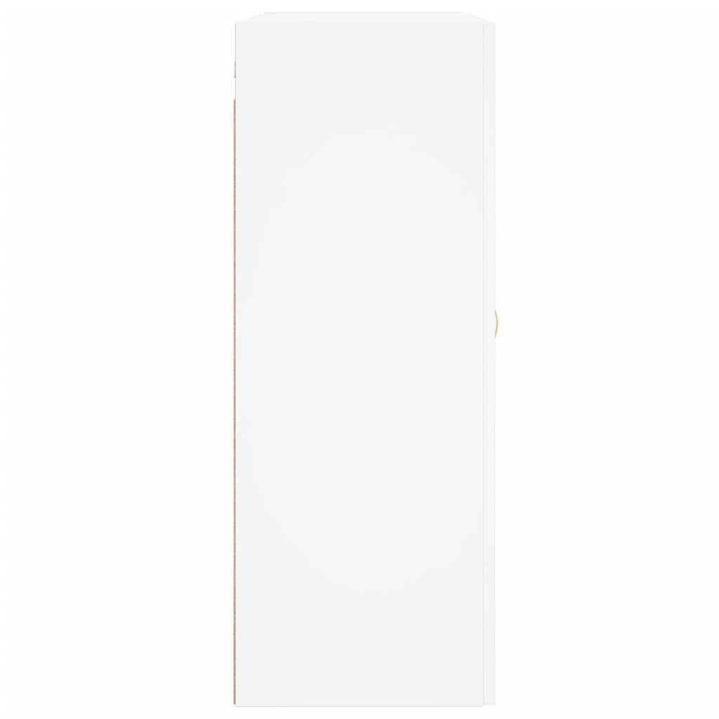 Wandschrank (1 69,5x34x90 St) Holzwerkstoff cm Sideboard vidaXL Weiß