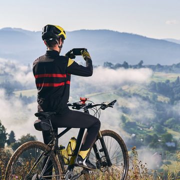 relaxdays Handyhalterung fürs Fahrrad Smartphone-Halterung