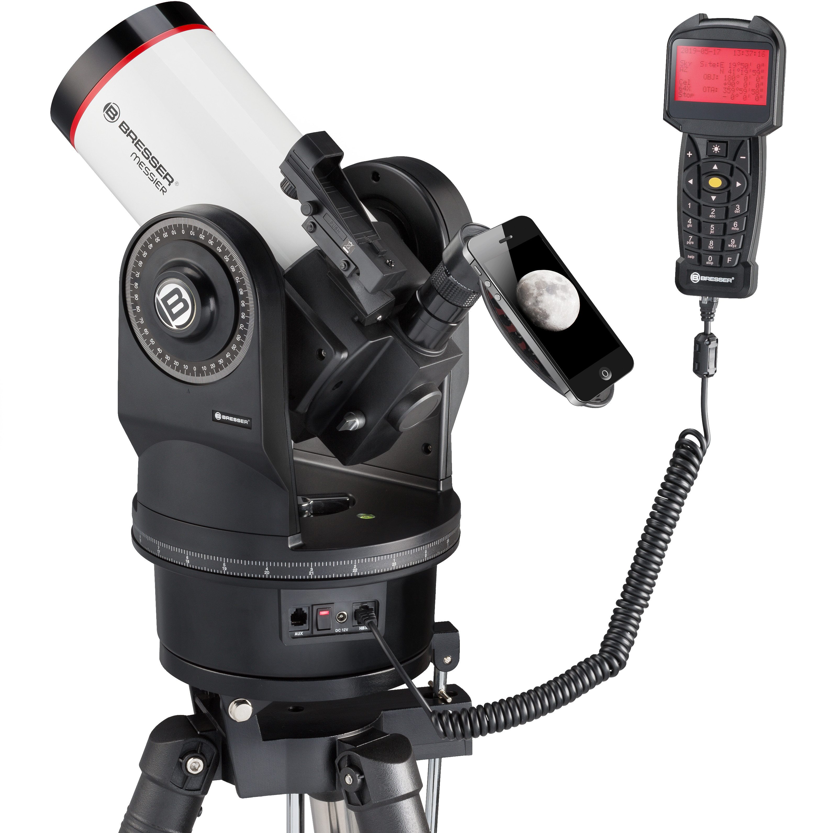 BRESSER Teleskop BRESSER Messier MCX-102 GoTo Teleskop EQ/AZ