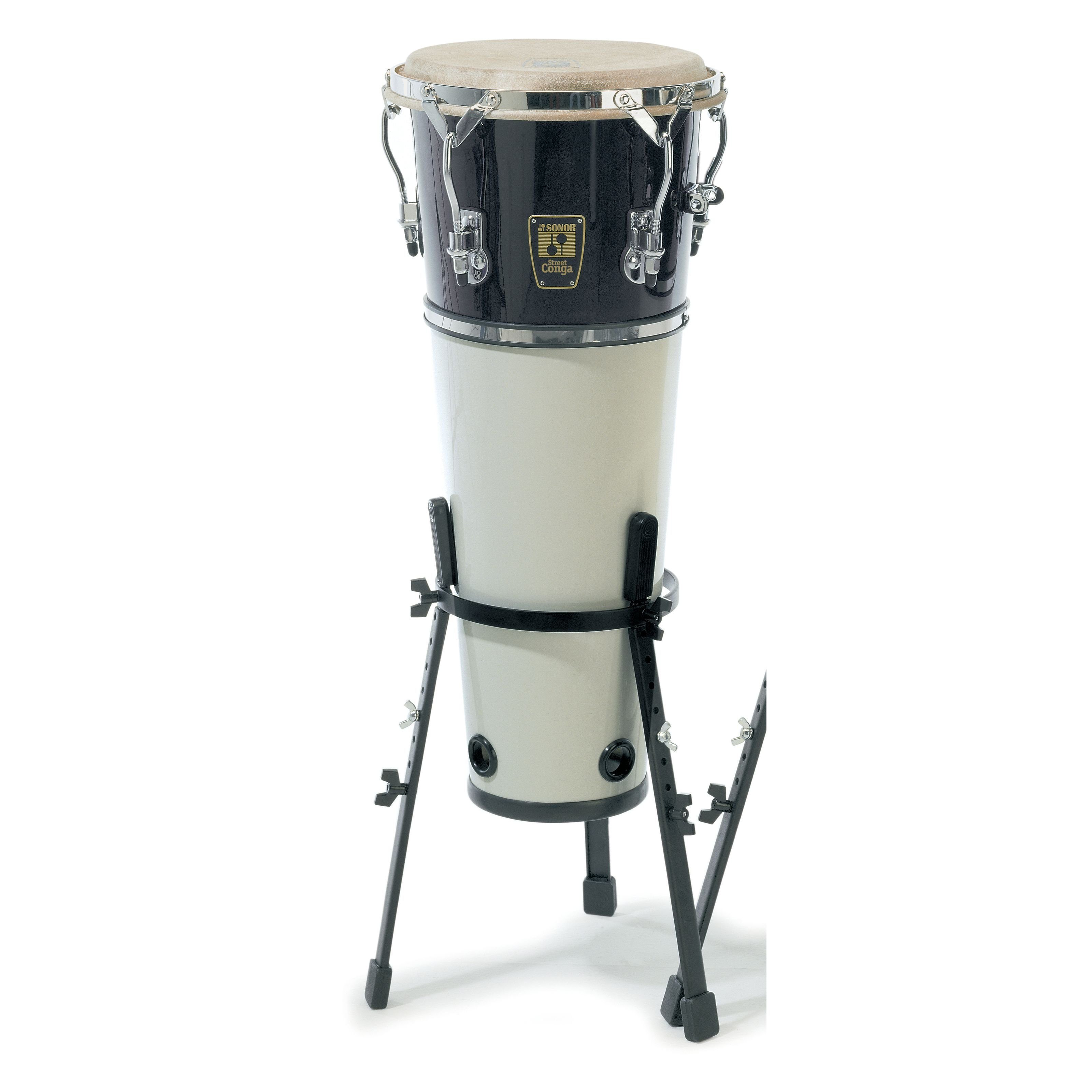 SONOR Conga, Streetconga SC10, 10", Black/White