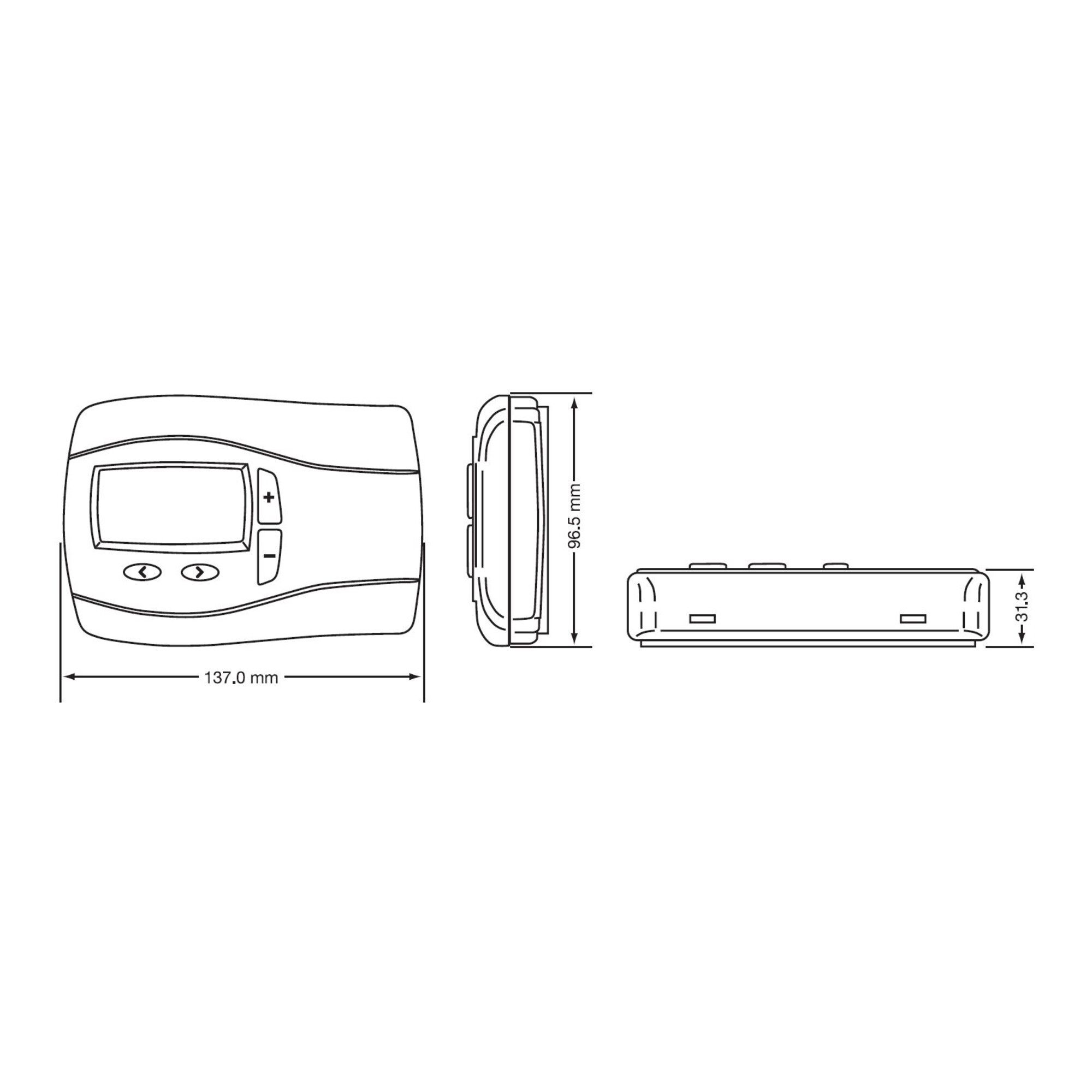 Eberle Infrarotheizung Eberle Controls Temperaturregler Tages/Wochenuhr INSTAT plus 3r