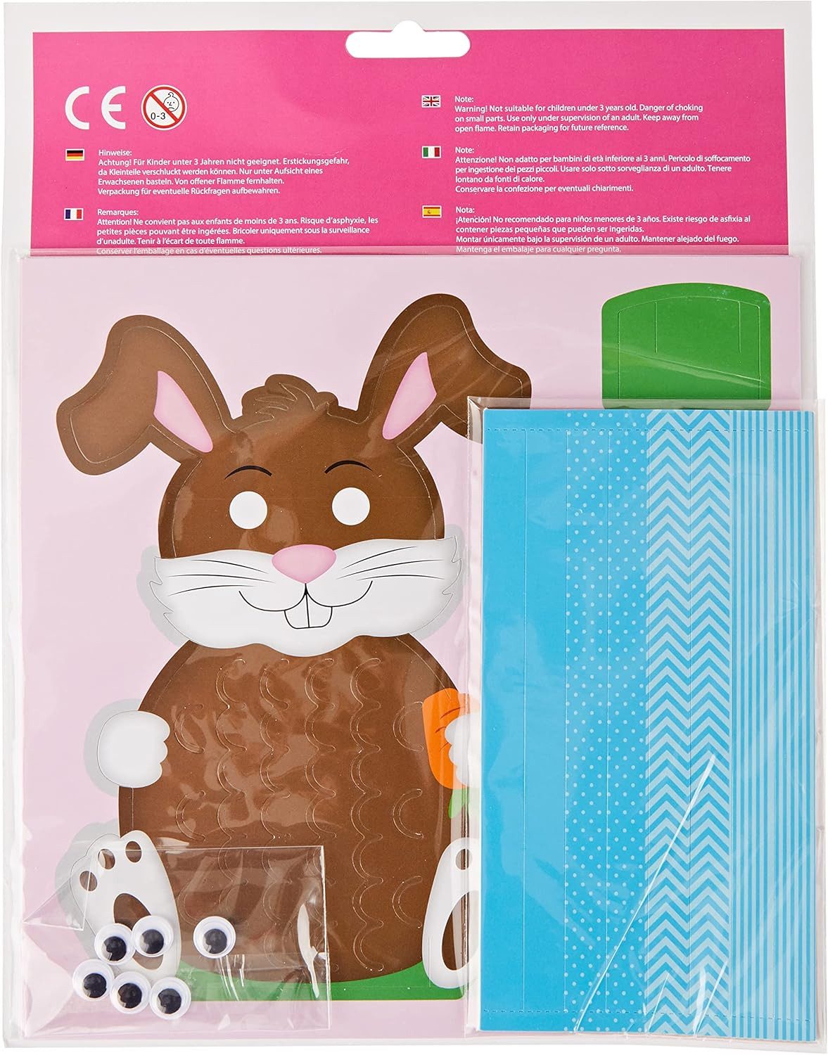 URSUS Bastelkartonpapier Ursus Flechtmotive Ostern FSC Mix - 4 Figuren