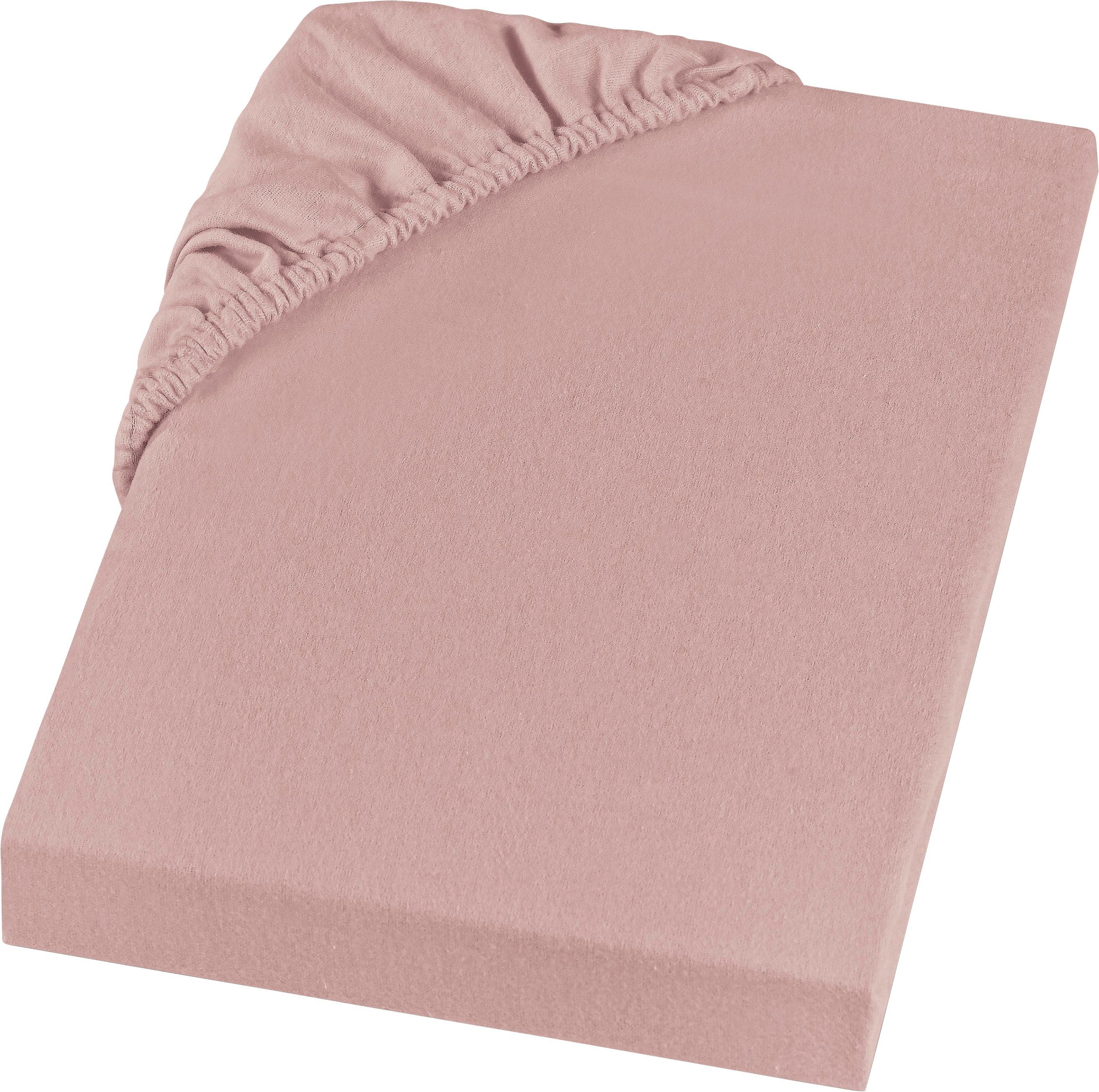 SETEX Spannbettlaken Feinbiber in Gr. 70x140, 90x200, 140x200 oder 180x200 cm, Feinbiber, Gummizug: rundum, (1 Stück), für Matratzen bis 23 cm Höhe, Winter, Bettlaken