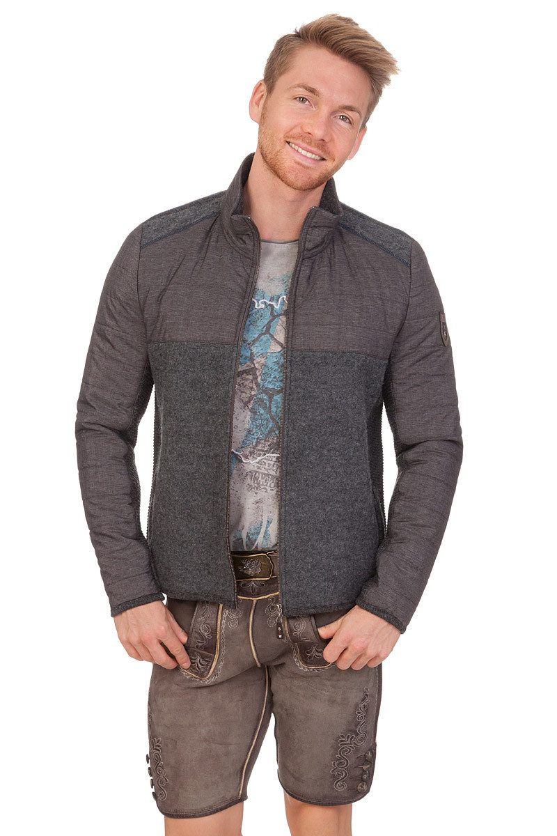 Spieth & Wensky Outdoorjacke Trachtenjacke Herren - MONTREAL - mittelgrau