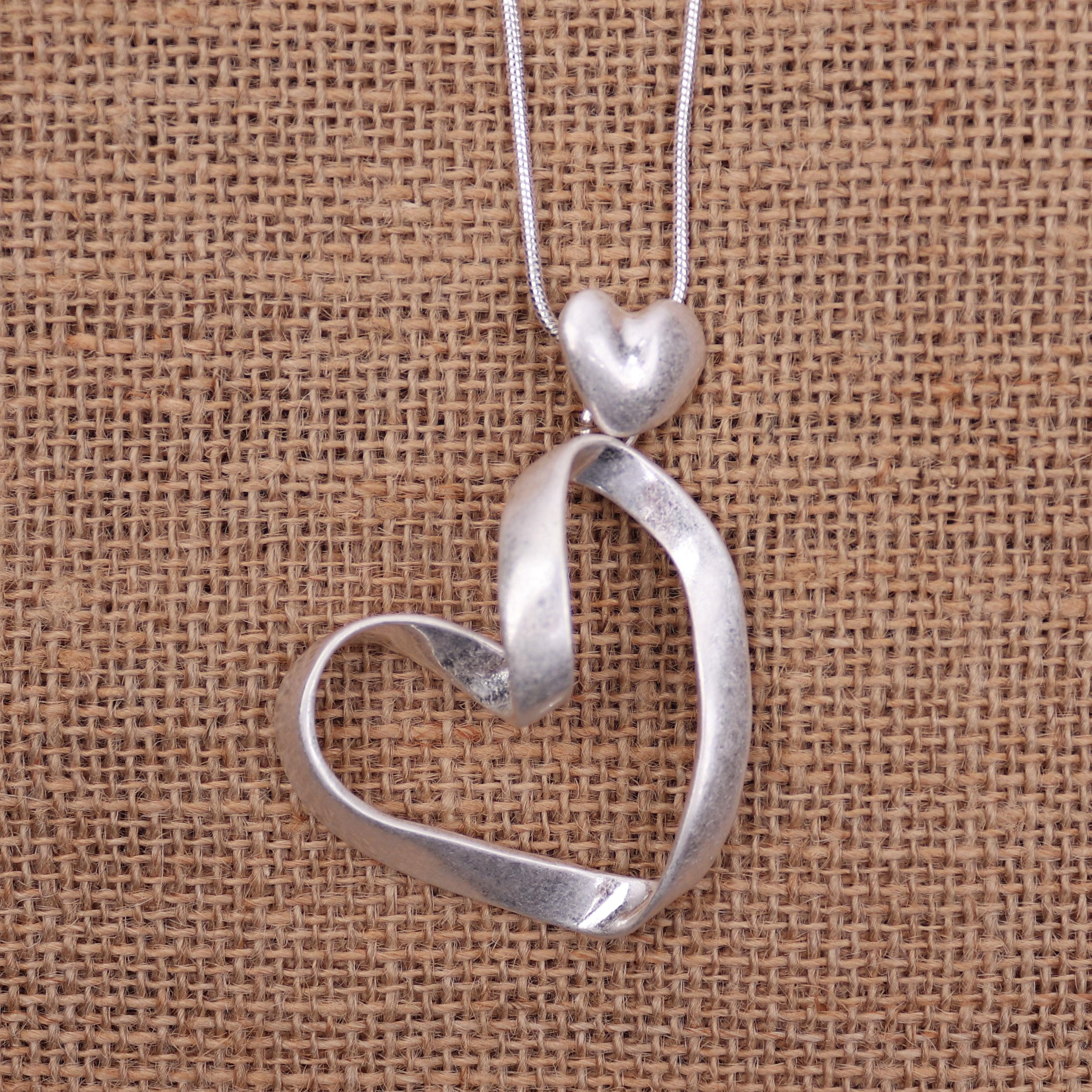 MIRROSI Lange Kette Damen Halskette mit elegantem Anhänger aus Metall ca.90 günstig online kaufen