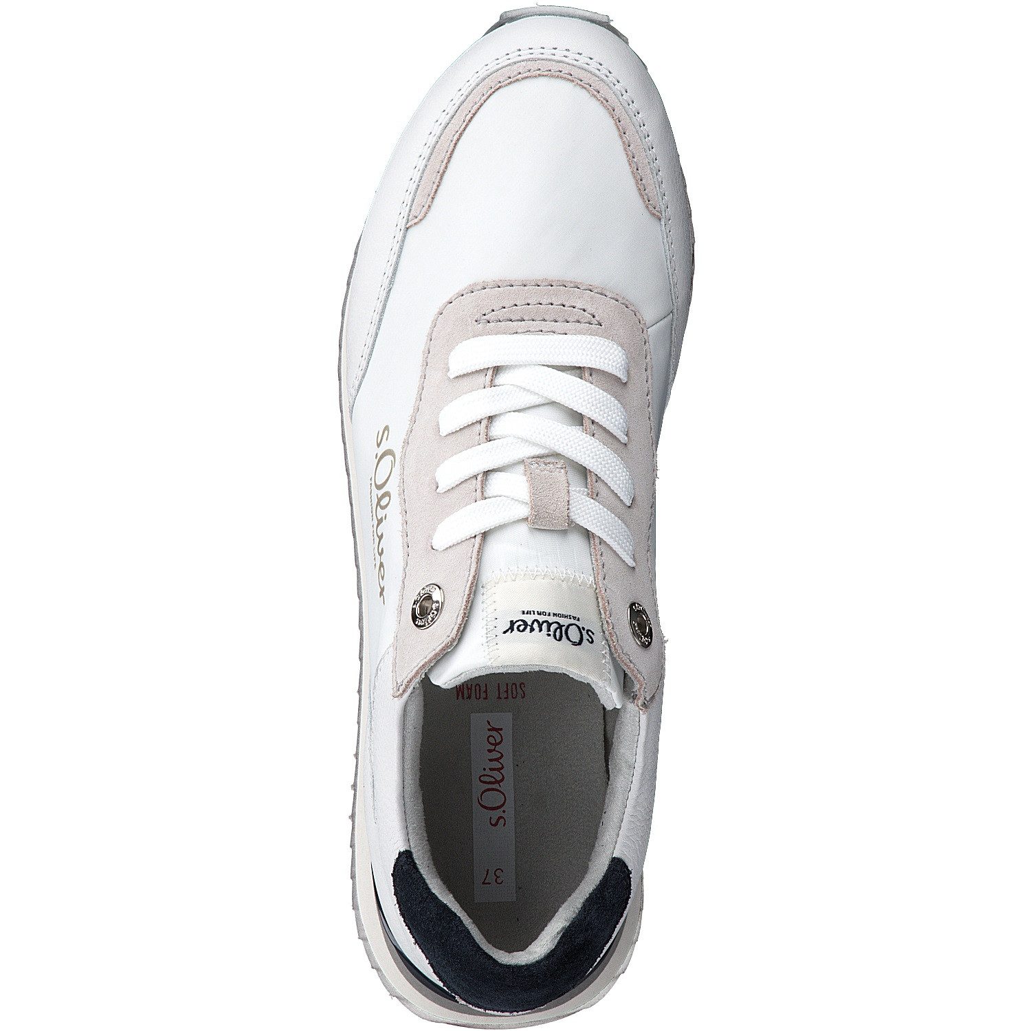 s.Oliver 5-23634-38-110 mit Soft Foam weiss Damen Sneaker