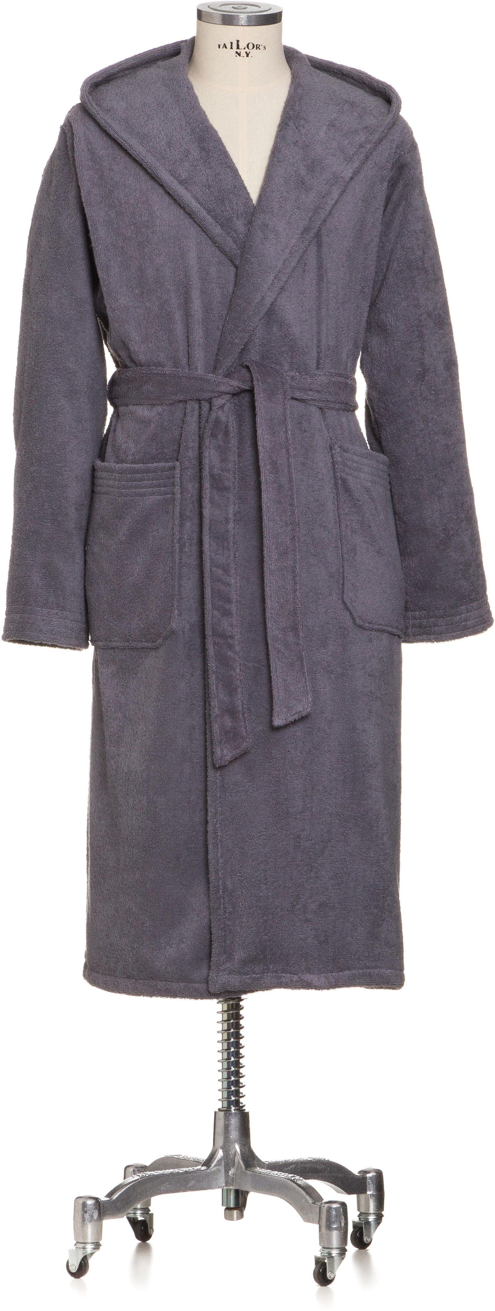 Möve Unisex-Bademantel Superwuschel Kapuze, ideal für Sauna & Spa, Hotelbad günstig online kaufen