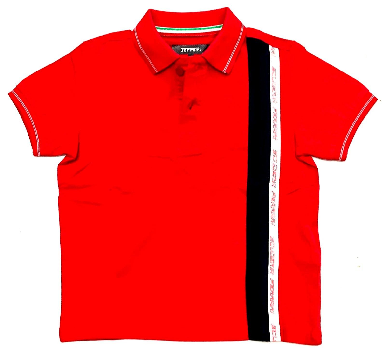 Ferrari Poloshirt Ferrari Kinder Poloshirt, FERRARI KID Scuderia Jersey POLOSHIRT aus Baumwolle