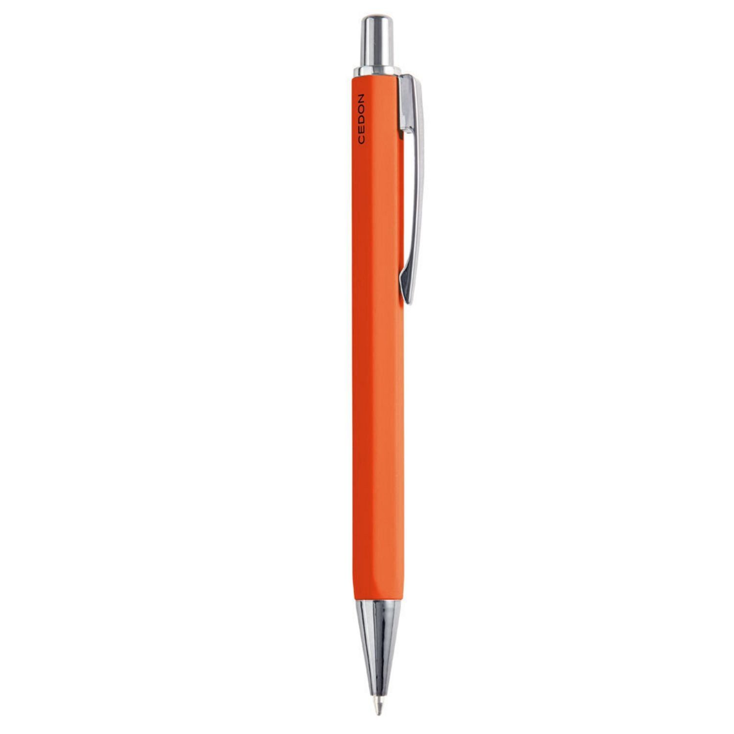 Kugelschreiber Kugelschreiber glänzend neon orange