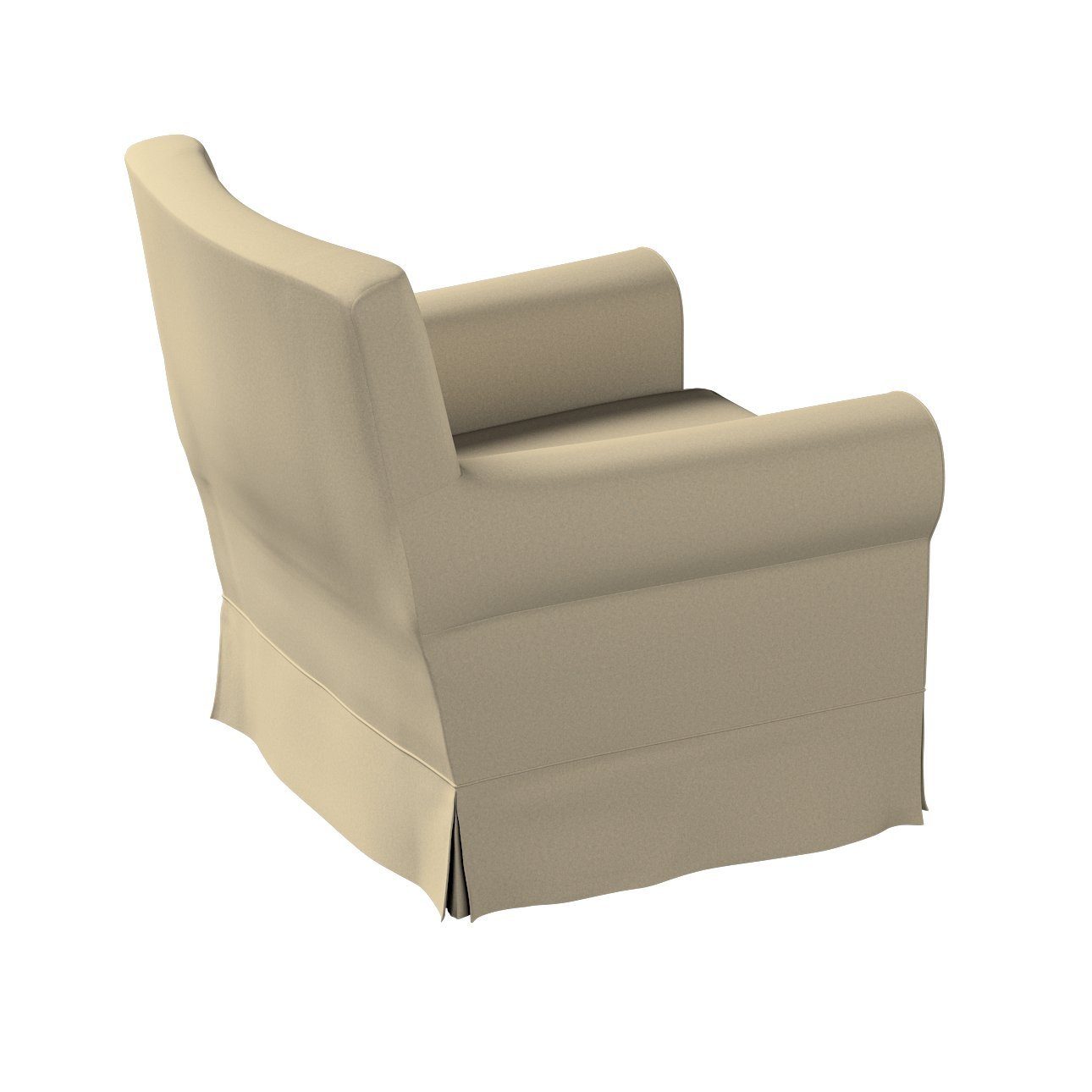 Sofahusse Ektorp Jennylund Sessel, dunkelbeige Living, Dekoria