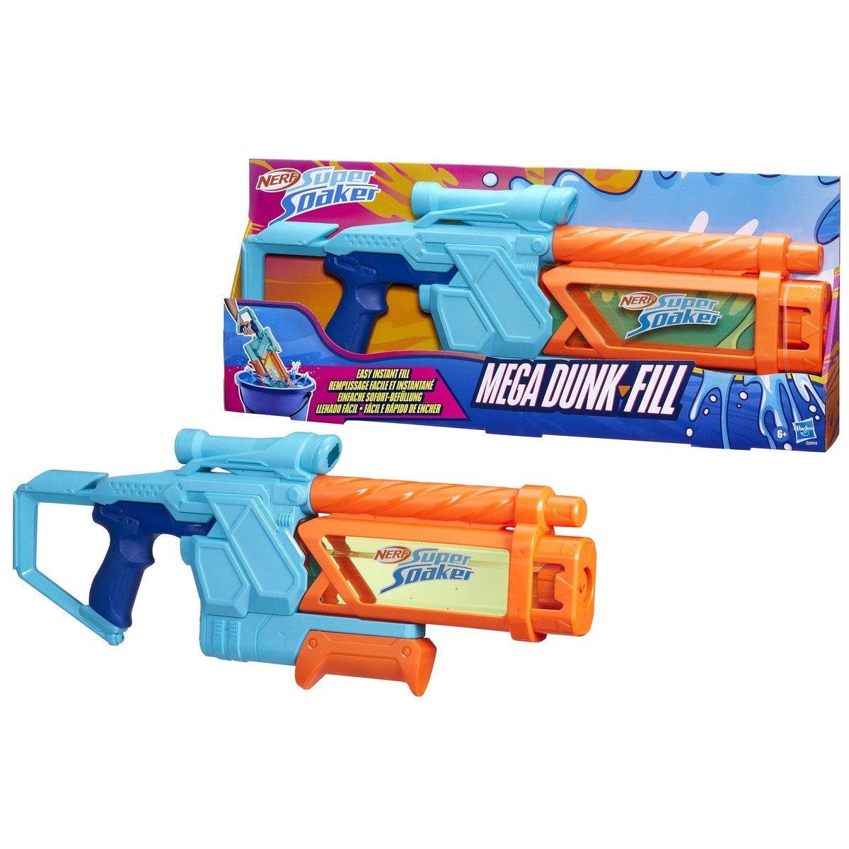 Nerf Wasserpistole NERF Super Soaker Mega Dunk Fill
