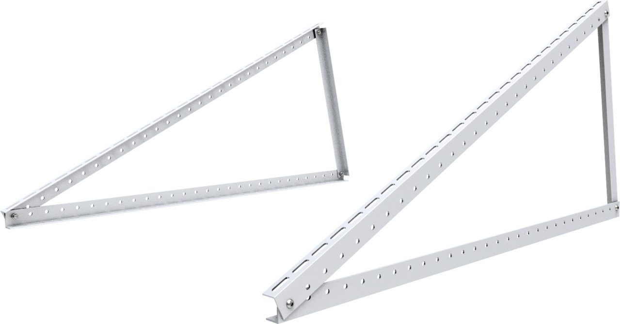 Schwaiger Solarmodul Schwaiger Alu Ständerwerk 2-teilig Bodenmontage