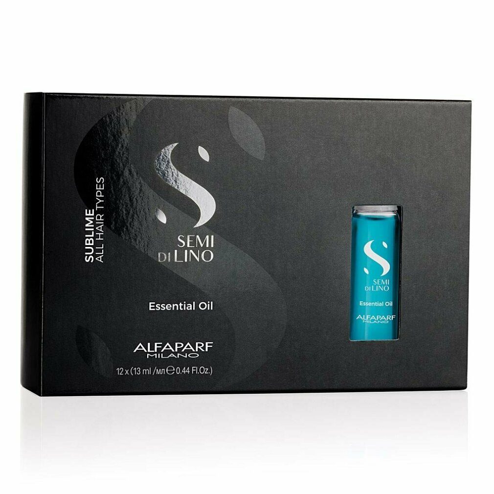 Alfaparf Haaröl Milano Semi Di Lino Sublime Essential Oil Ampoules 12x13ml
