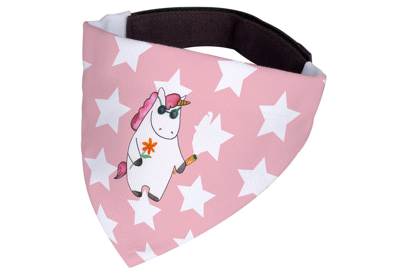 Thumbnail - Mr. & Mrs. Panda Hundefliege Einhorn Woodstock - Rot Pastell - Geschenk, Tuch, Unicorn, Hundehalst, Polyester, Kreative ...