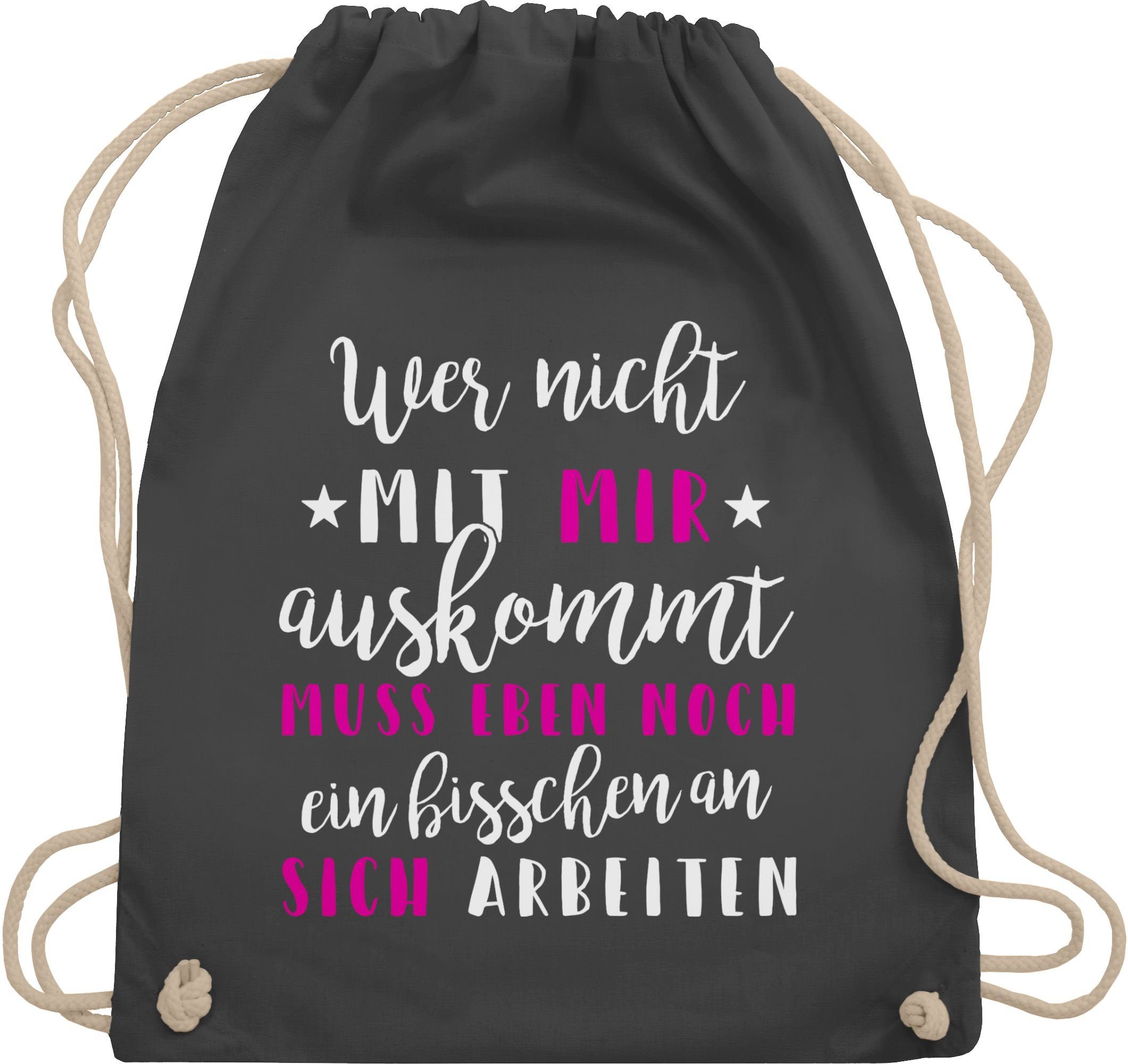 Turnbeutel Wer mit mir nicht auskommt