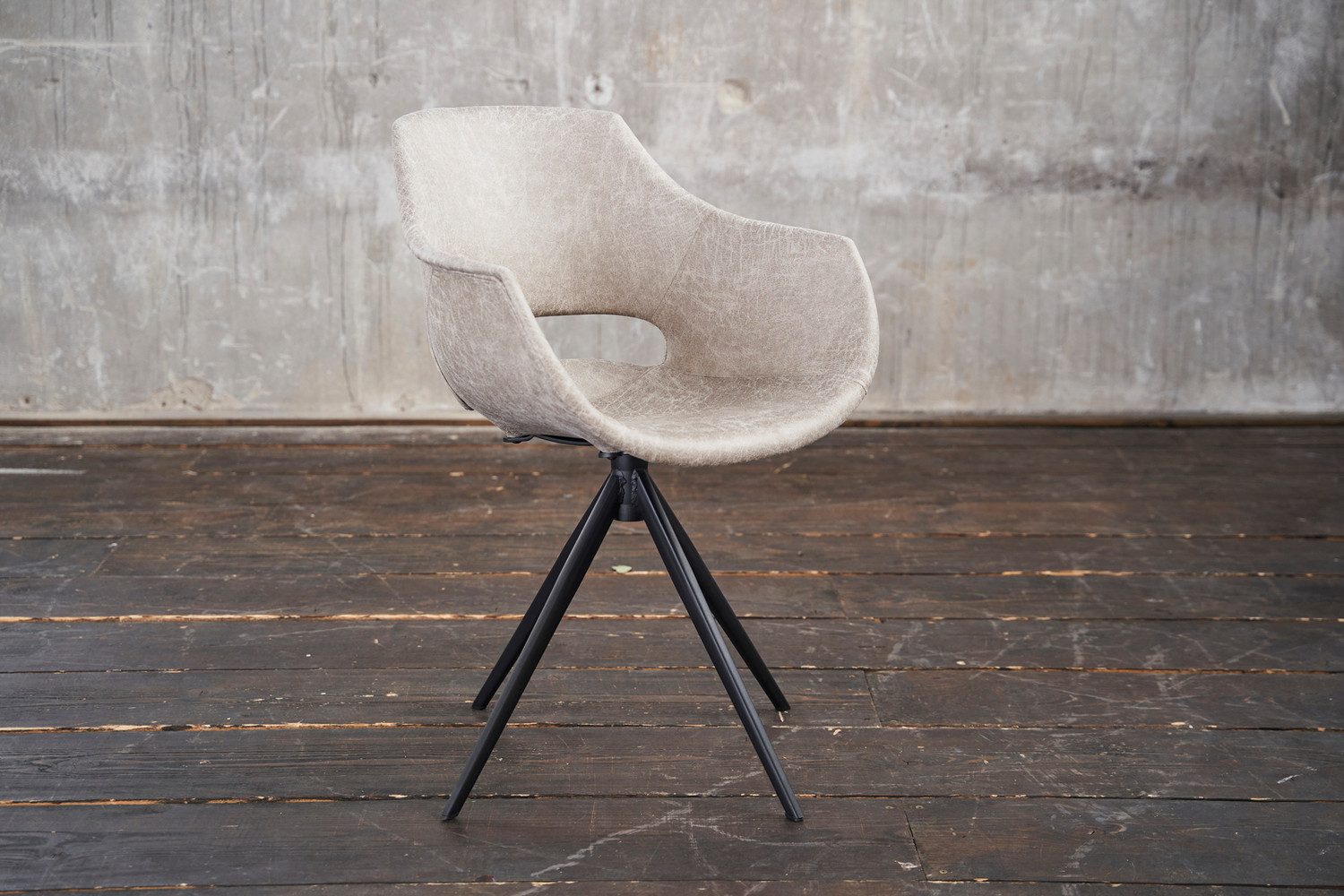 KAWOLA Stuhl ZAJA Microfaser Drehstuhl - Bequem & Modern - Esszimmerstuhl ( günstig online kaufen