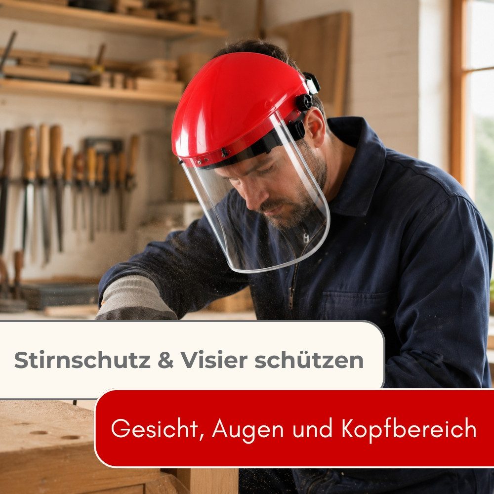 GarPet Arbeitsschutzbrille Gesichtsschutz Visier Gesichtsschutzmaske Schutzvisier Gesichtsschutz