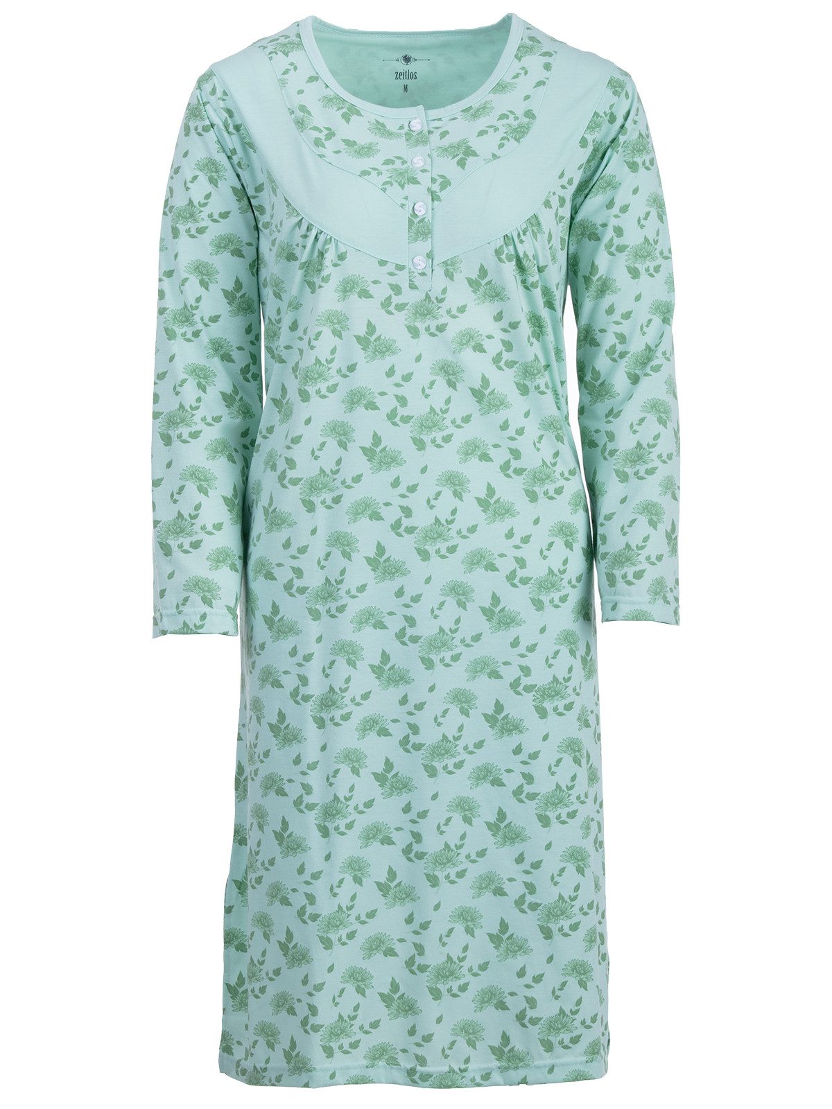 zeitlos Nachthemd Nachthemd Langarm - Helene Chrysantheme günstig online kaufen