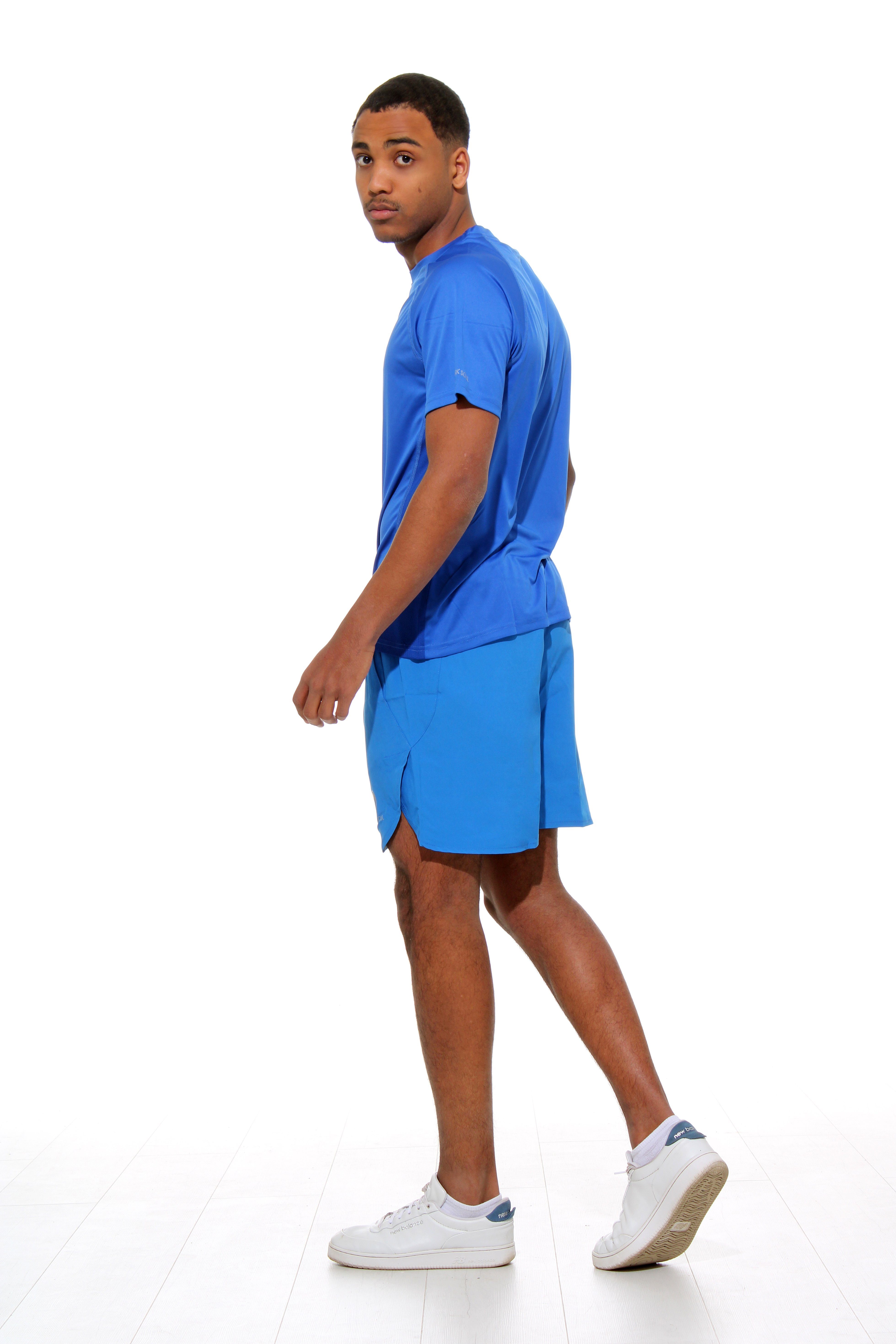 "Reflect", T-Shirt Soul® Blau Fitness Sportshirt, Kurzarm Stark Funktionsshirt Funktionsshirt mit Mesh-Einsätzen seitlichen