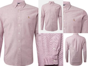 Ralph Lauren Langarmhemd POLO RALPH LAUREN Oxford Stretch Slim Fit Shirt Hemd White Heritage Co