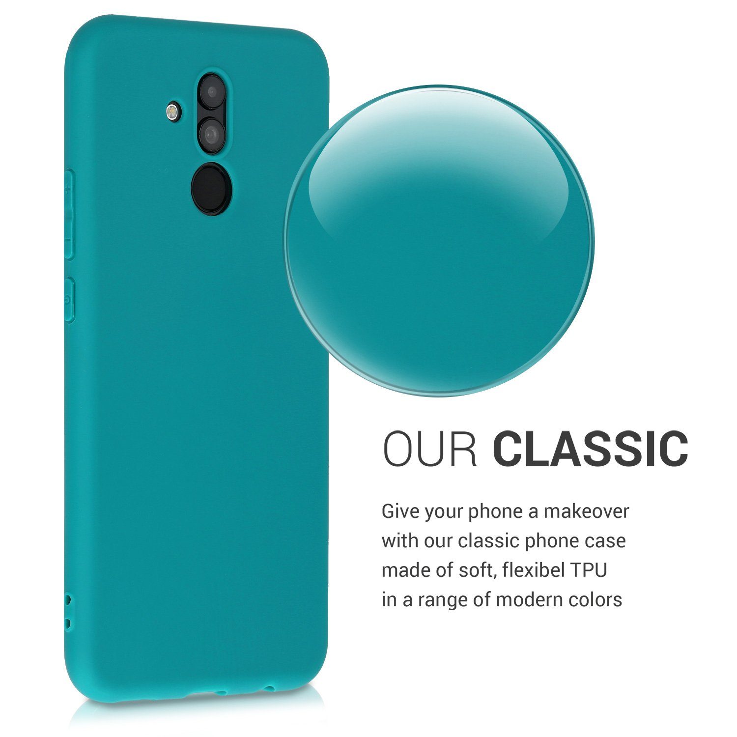 kwmobile Handyhülle Hülle für Huawei Mate 20 Lite, Hülle Silikon - Soft Handyhülle - Handy Case Cover