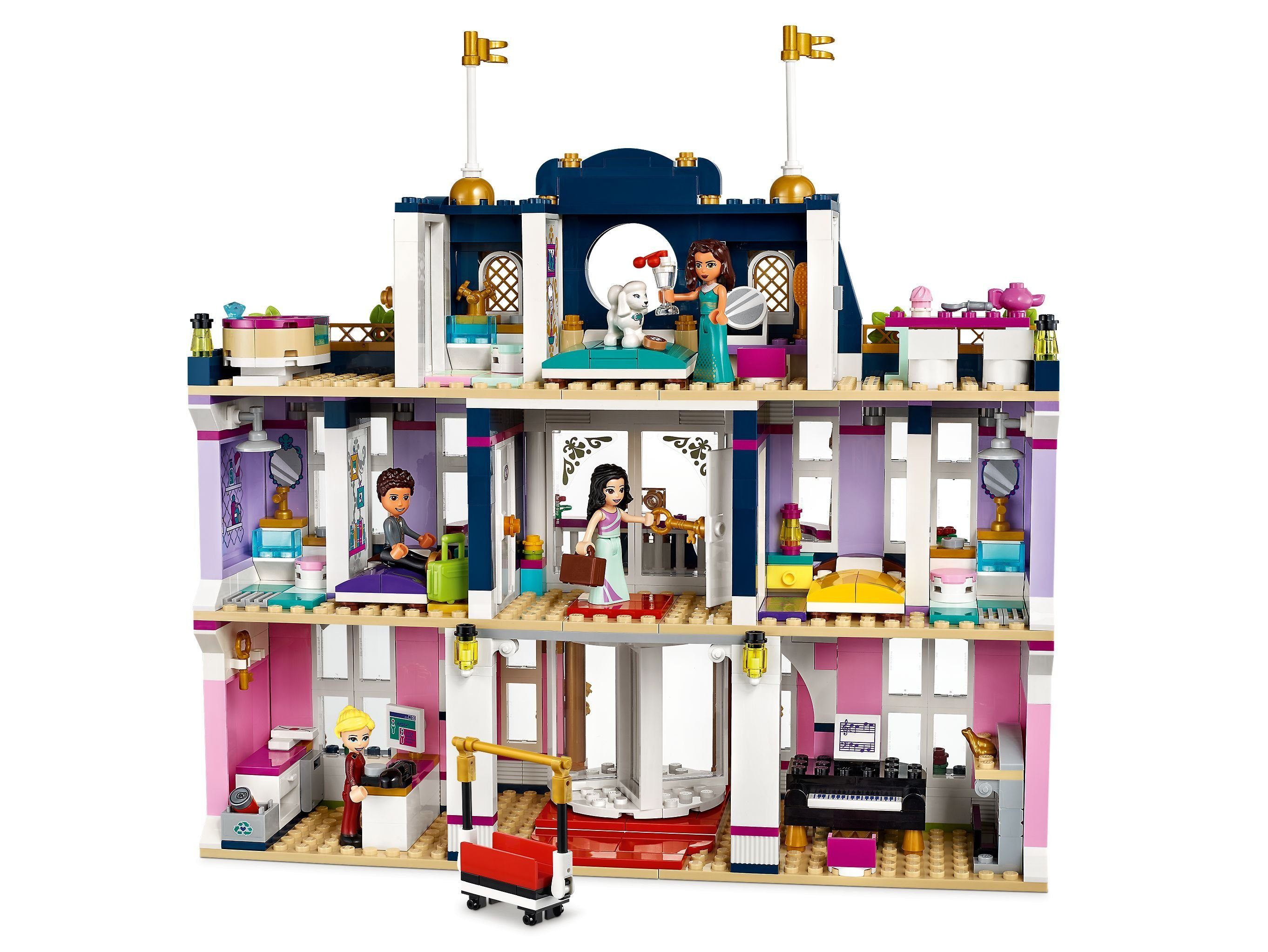 1308 LEGO® Friends Konstruktionsspielsteine City LEGO® Heartlake - St) Hotel, (Set,