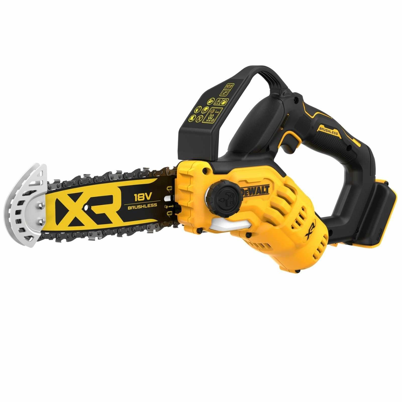 DeWalt Universalsäge Akku-Astsäge DCMPS520N-XJ 18V 20cm Schwert stufenloser Gasgebeschalter