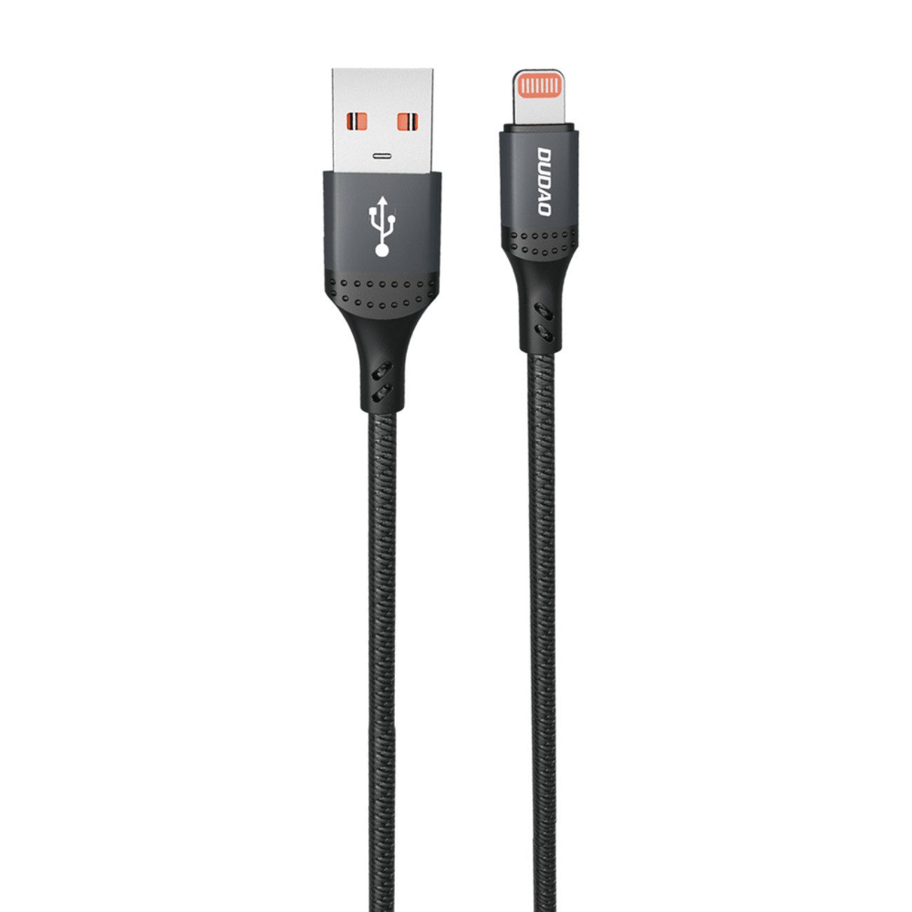 Dudao L3SL USB-Kabel, USB-A auf iPhone, Kompatibel mit iPhone (Kabel) (120 cm), Geflochtenes Schnellladekabel 30W, 1,2 m, USB-A, für iPhone