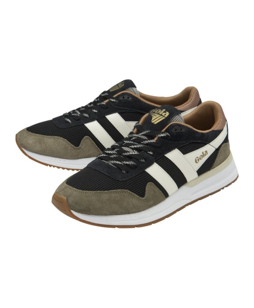 Gola Delta 2026 schwarz/khaki/off white Herren Sneaker