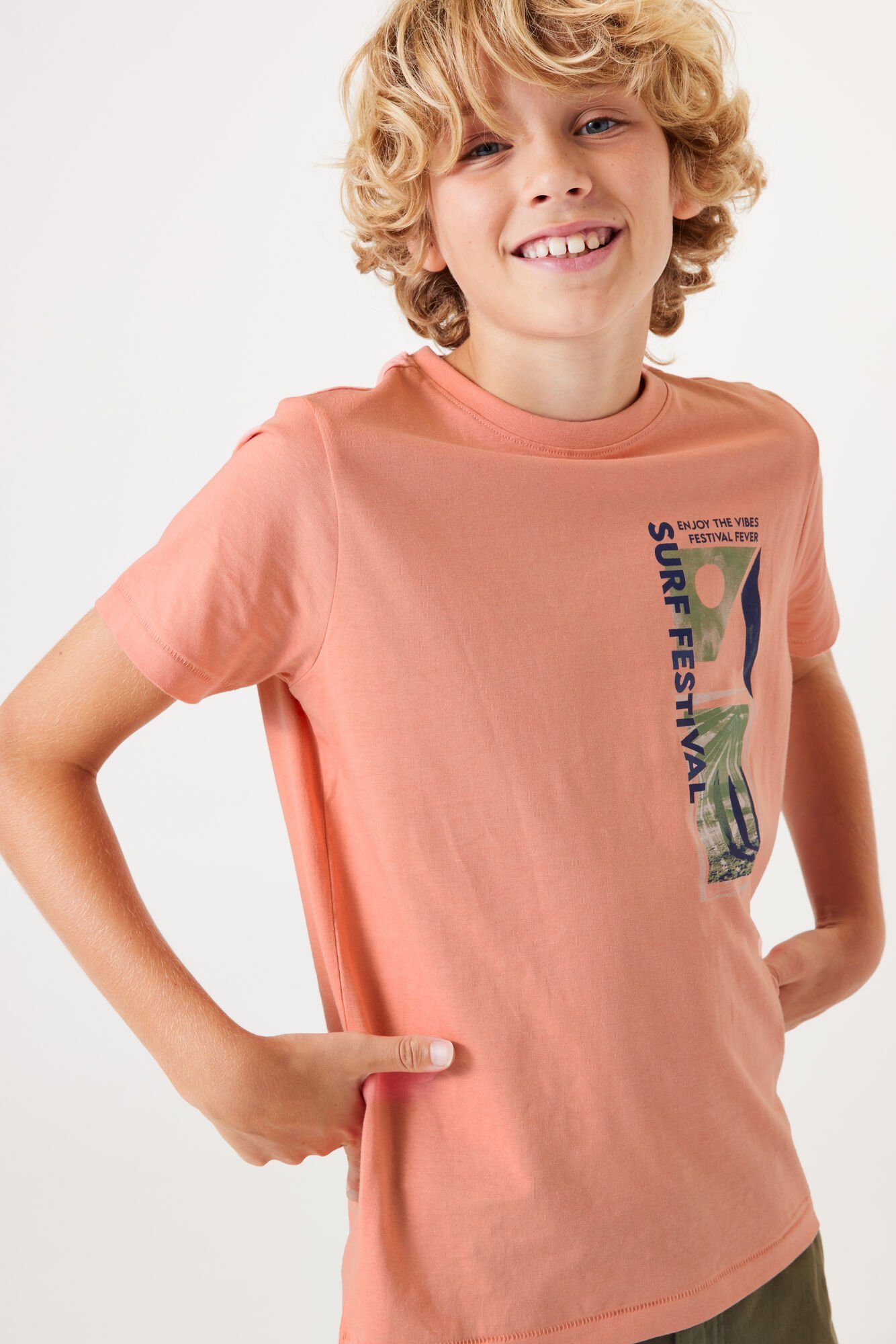 Garcia T-Shirt mit coolem Frontprint, for BOYS