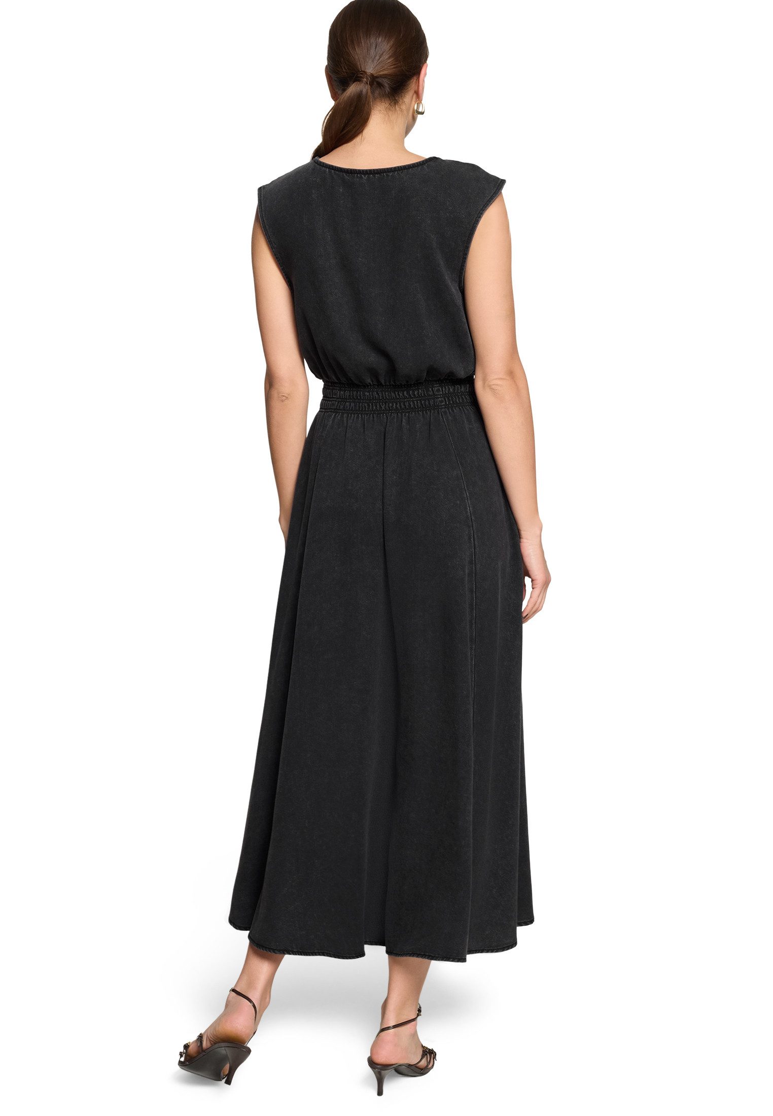 Zero Midikleid Damen mit elastischem Bund Material