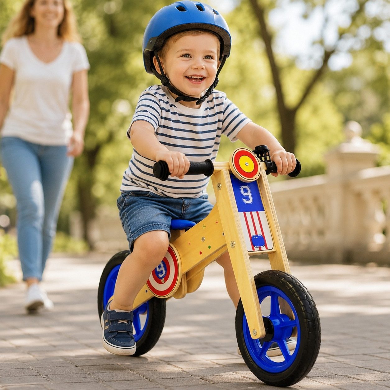 Best for Kids Laufrad Best For Kids 12" Kinder-Laufrad aus Holz – Training und Fahrspaß 12 Zoll Zoll, ergonomisch, stabil, höhenverstellbar, leichtes Holzdesign