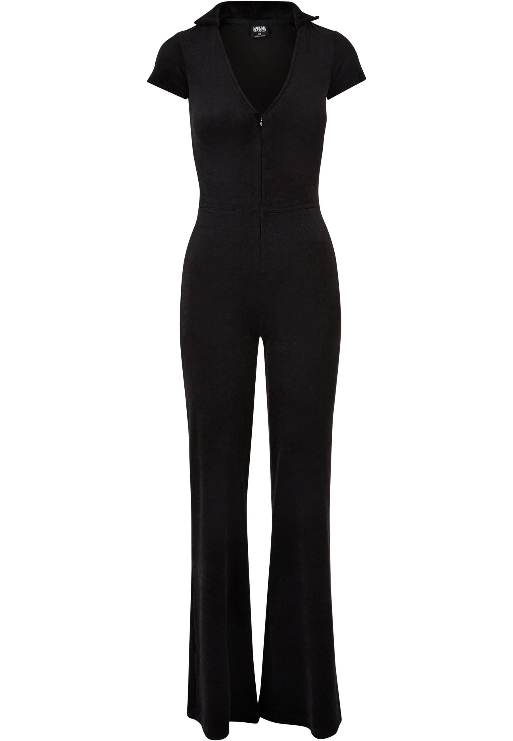 URBAN CLASSICS Jumpsuit Urban Classics Damen Ladies Velvet Jumpsuit (1-tlg)