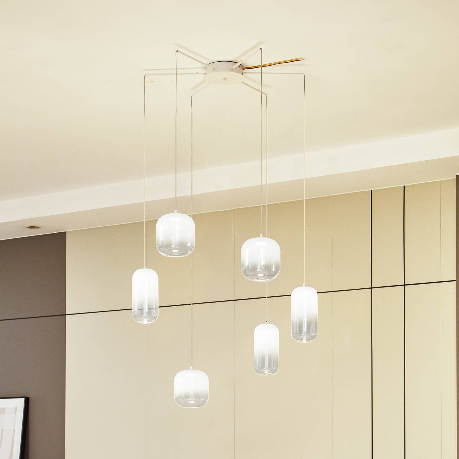 Lucande Hängeleuchte Avelina, LED 24 W gesamt, warmweiß