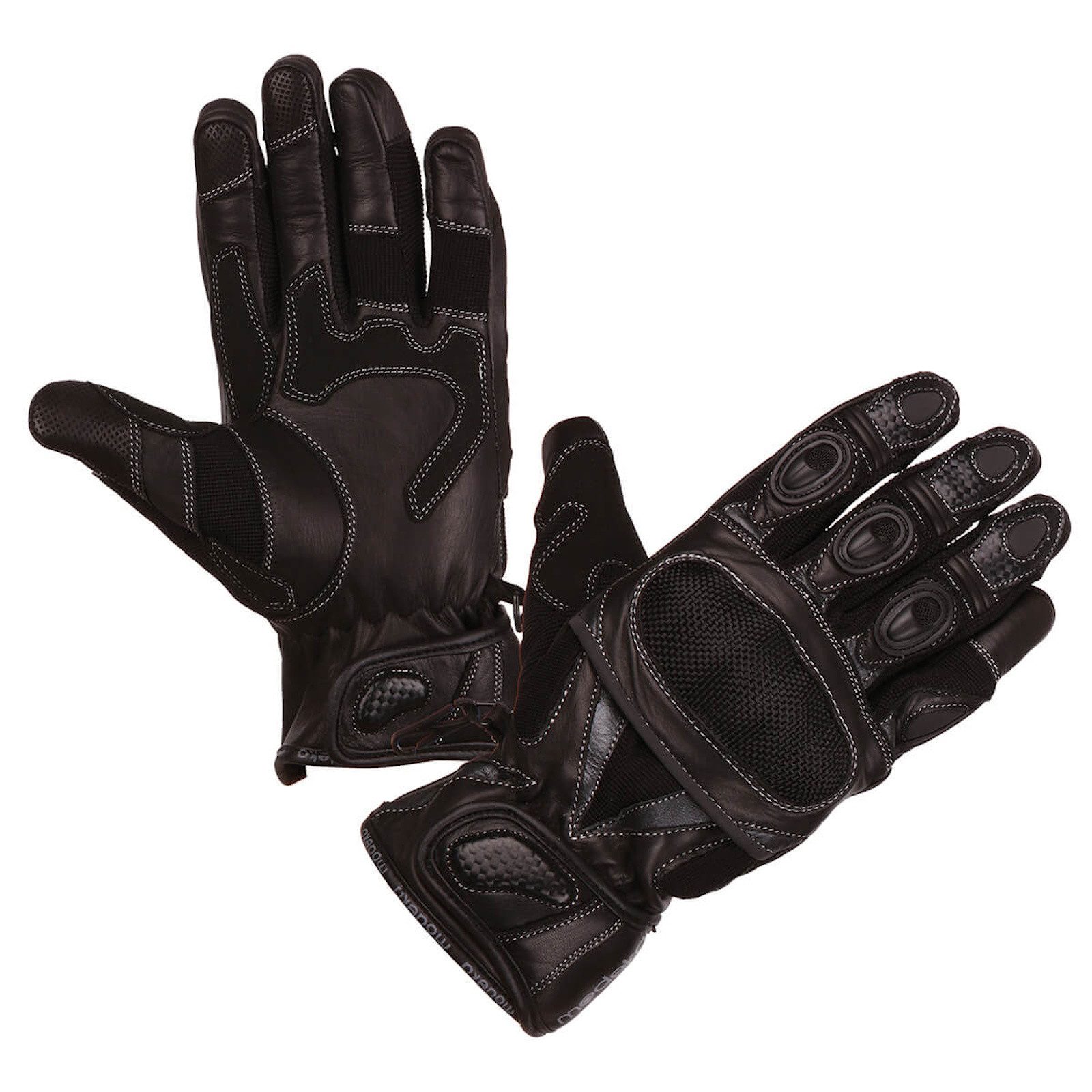 Modeka Motorradhandschuhe Modeka Sahara Short Motorradhandschuhe Schwarz 9 atmungsaktiv